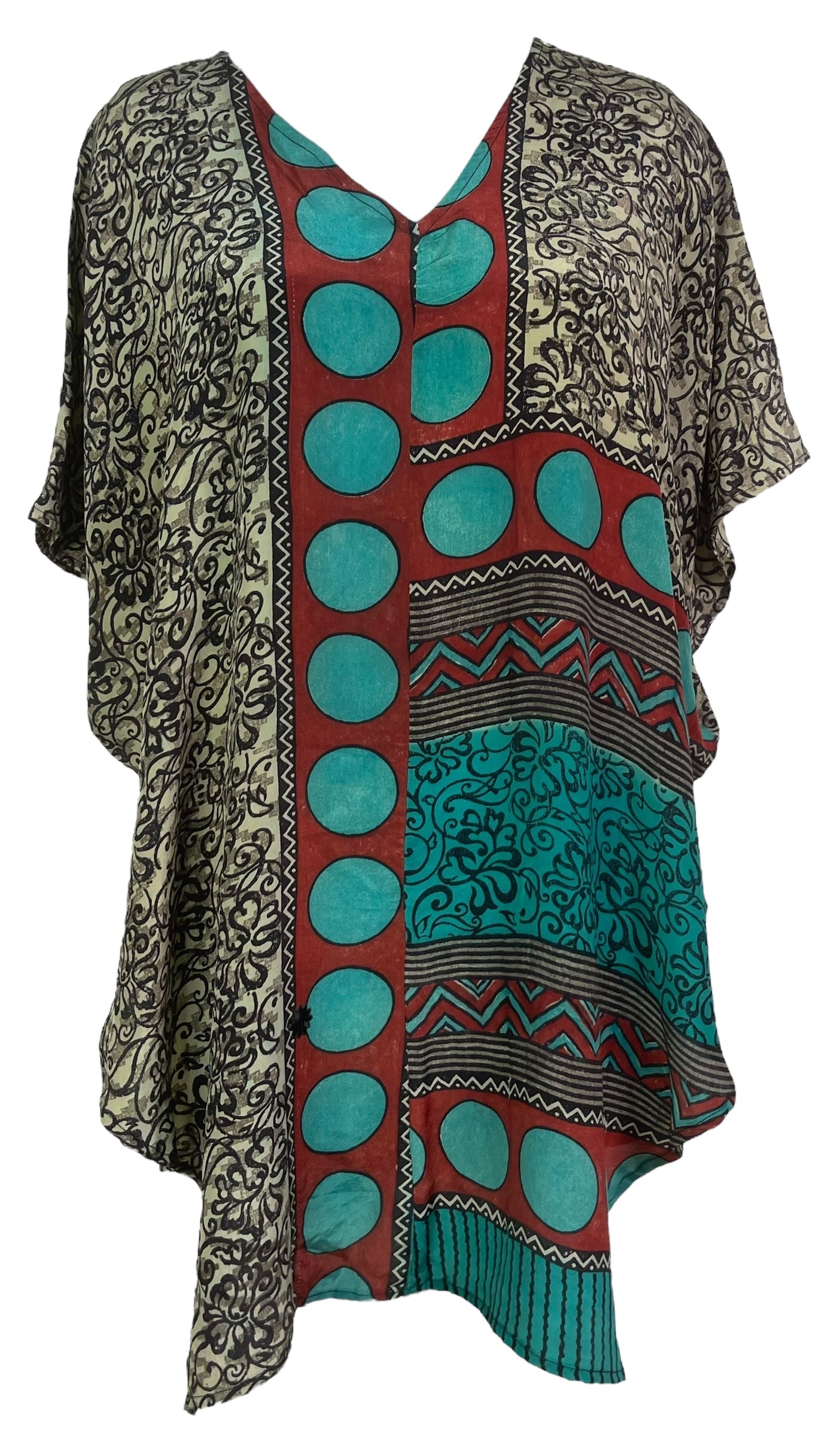 PREVIEW PRC8067 Wabi Sabi Pure Silk Waterfall Top