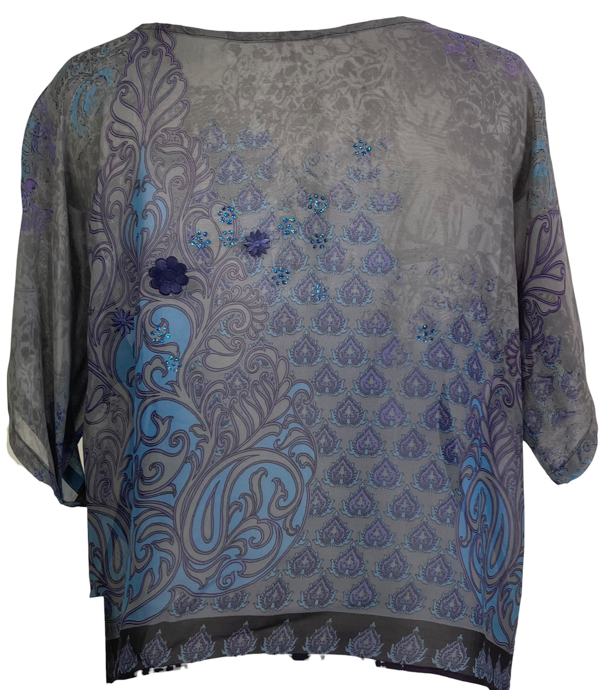 Releases Sunday at 8pm EST  PRG9237 Sheer Wabi Sabi Pure Silk Boxy Top