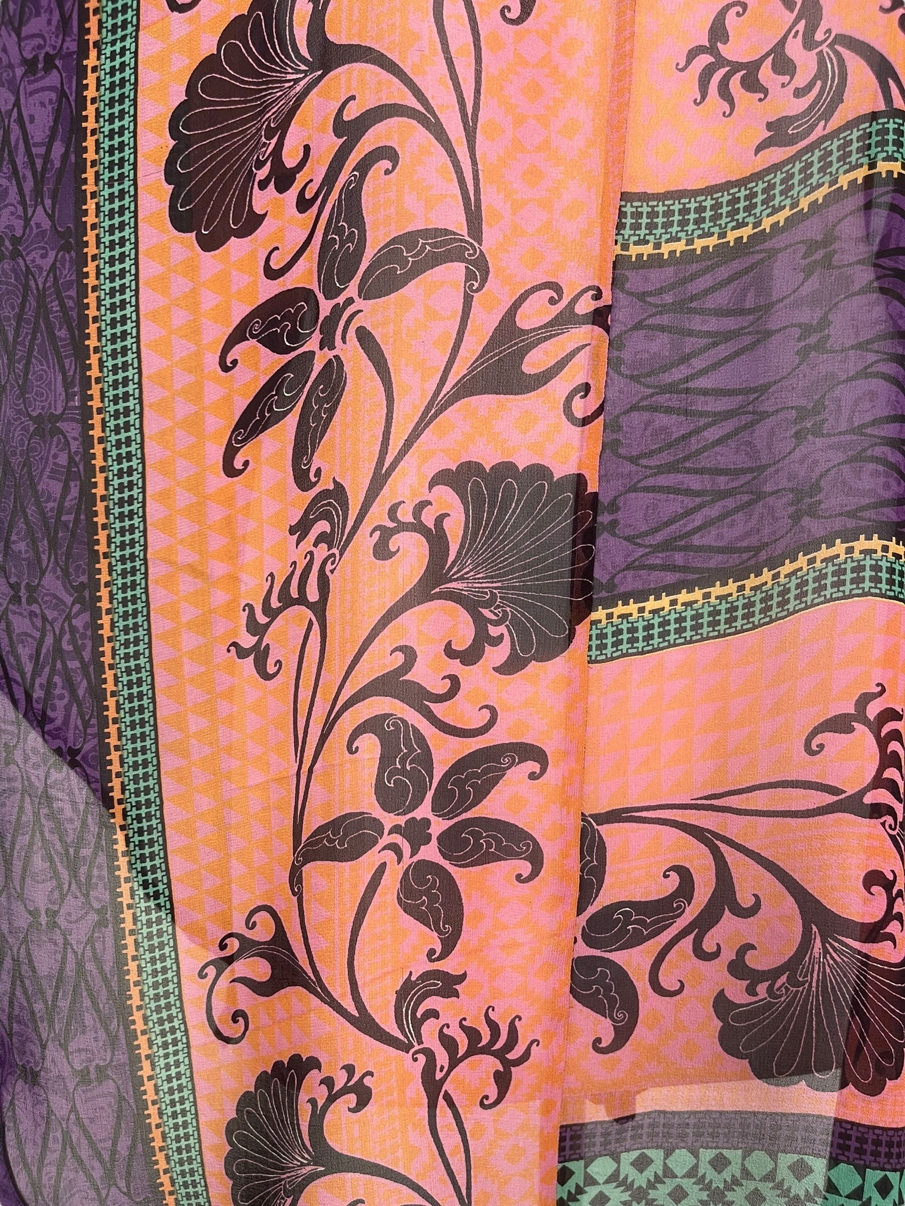 PRG8137 Sheer Wabi Sabi Pure Silk Waterfall Top