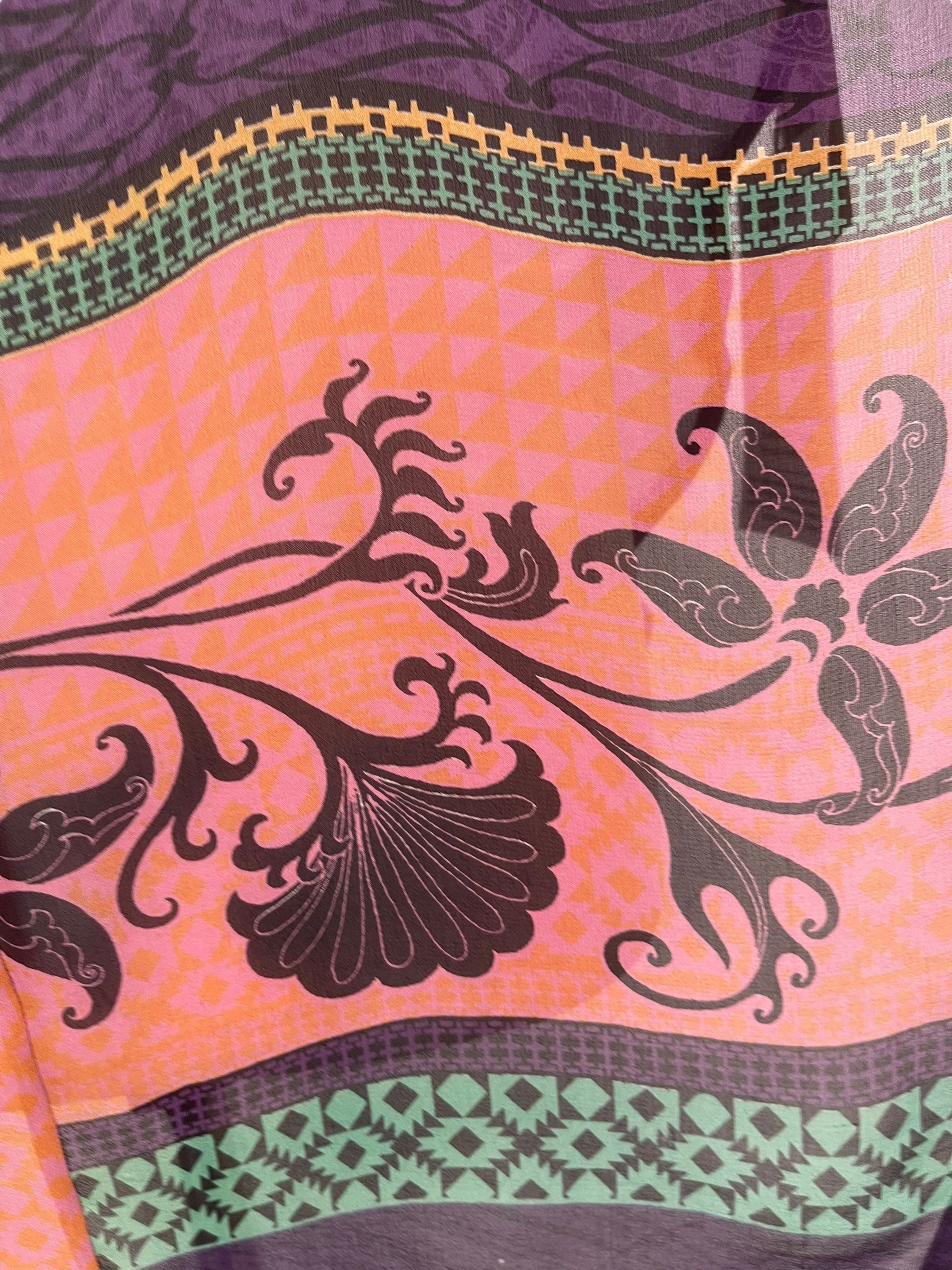 PRG8137 Sheer Wabi Sabi Pure Silk Waterfall Top