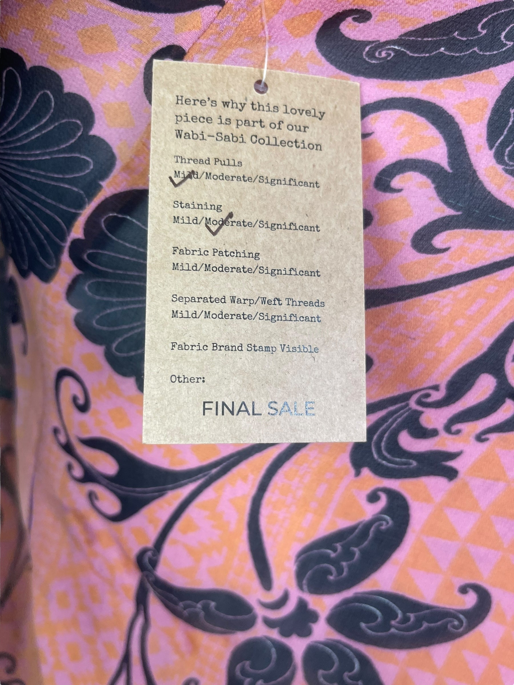 PRG8137 Sheer Wabi Sabi Pure Silk Waterfall Top