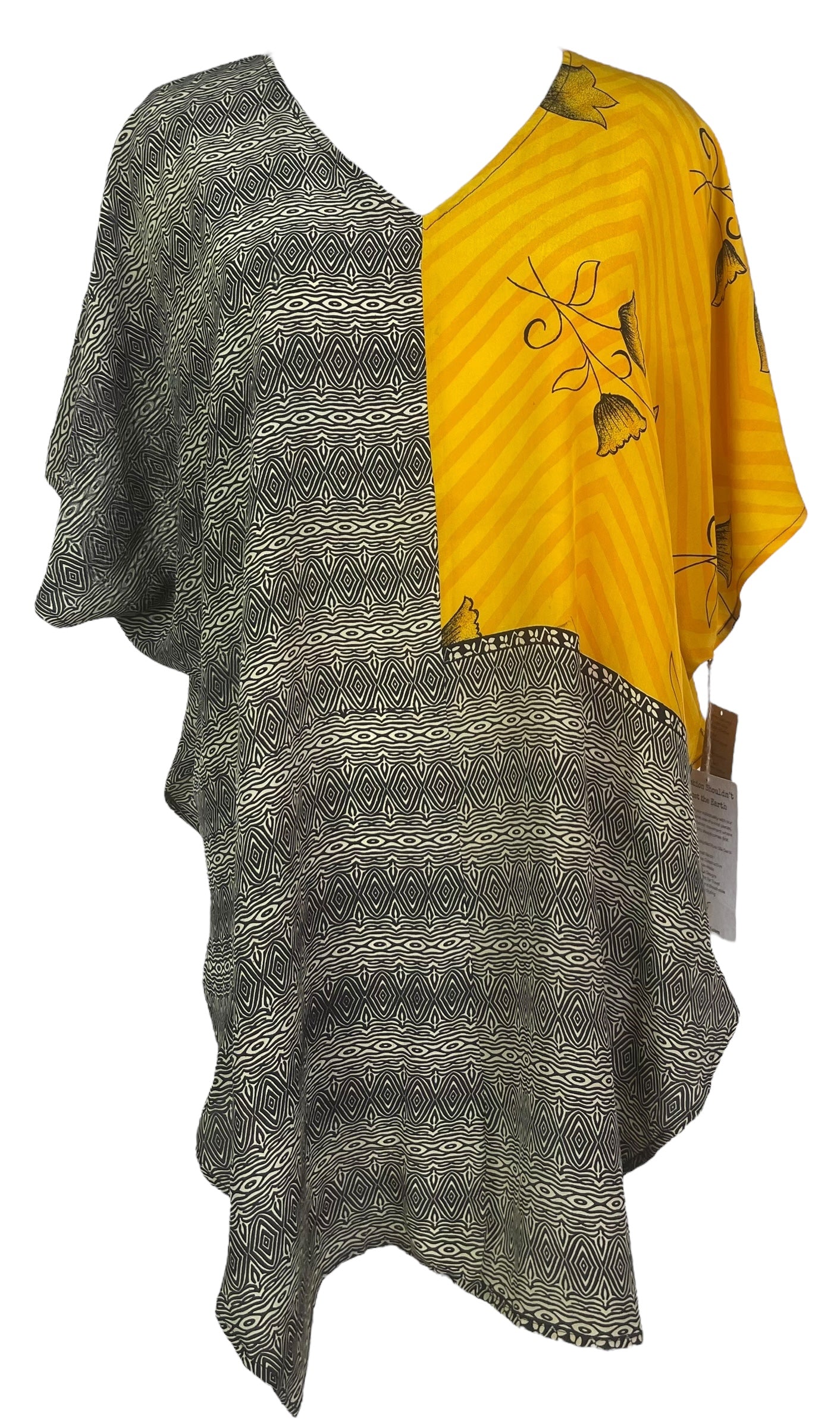 PRC8075 Wabi Sabi Pure Silk Waterfall Top