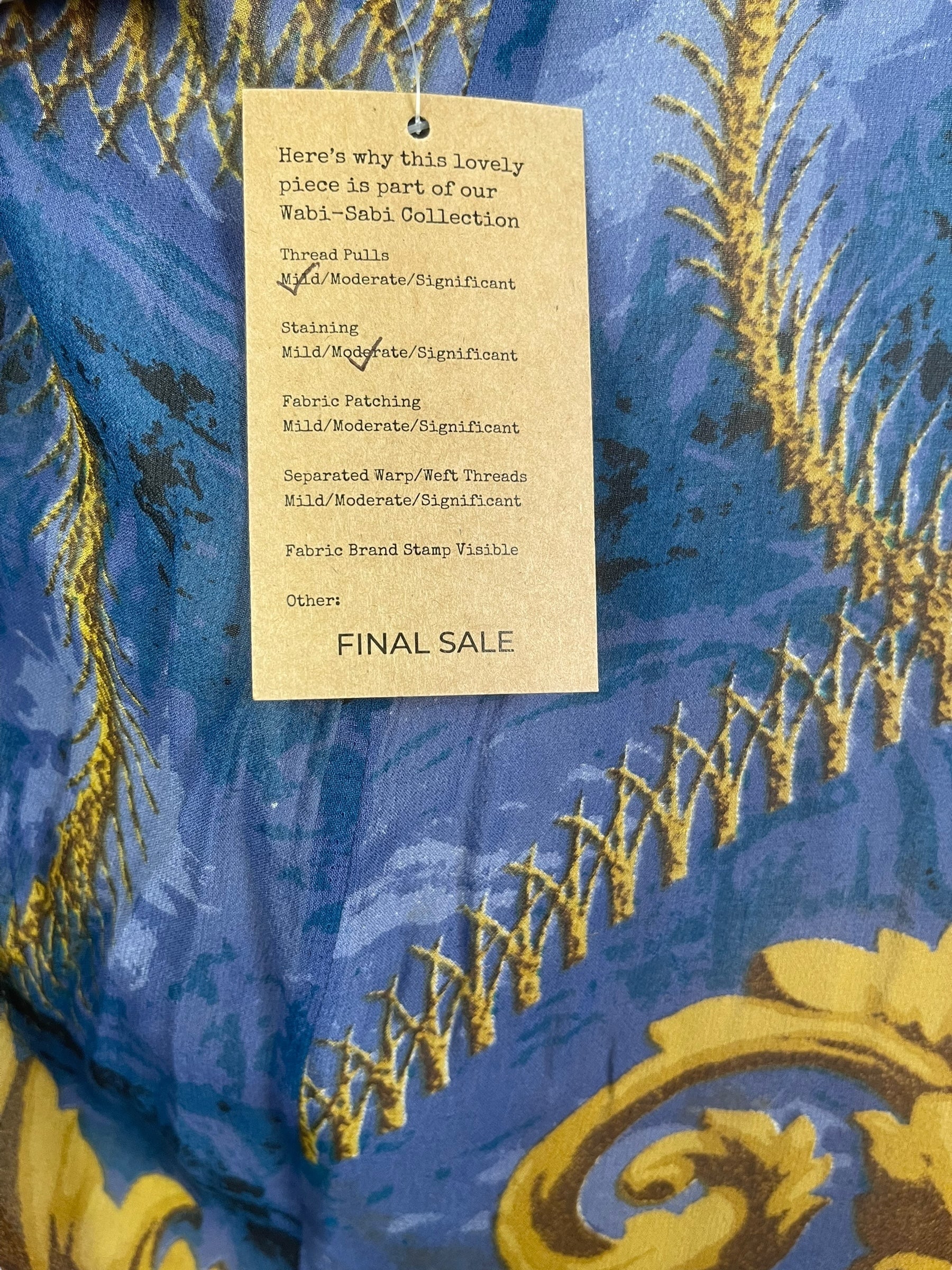 PRG7592 Sheer Wabi Sabi Pure Silk Waterfall Top