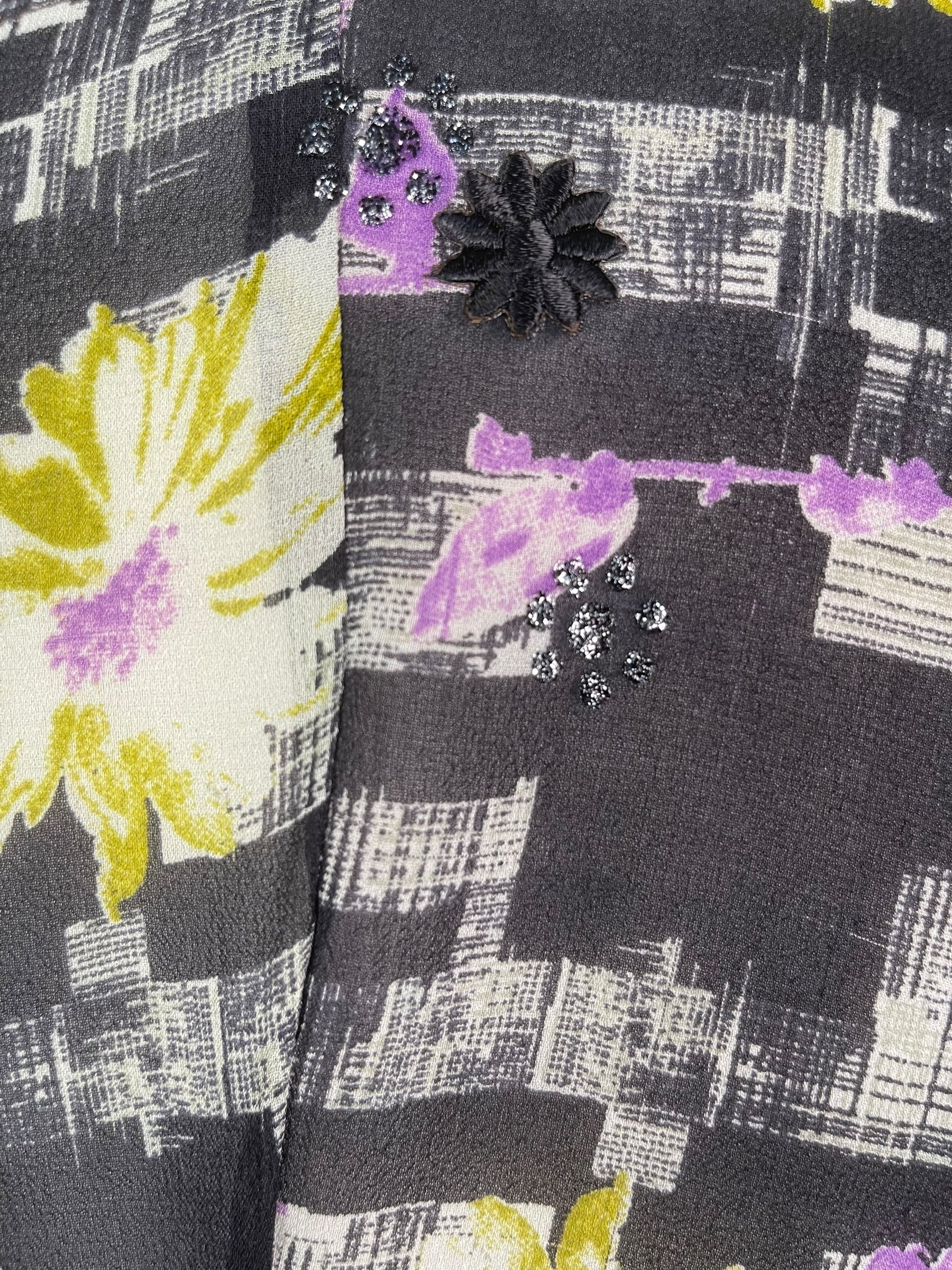 PRG8114 Sheer Wabi Sabi Pure Silk Waterfall Top