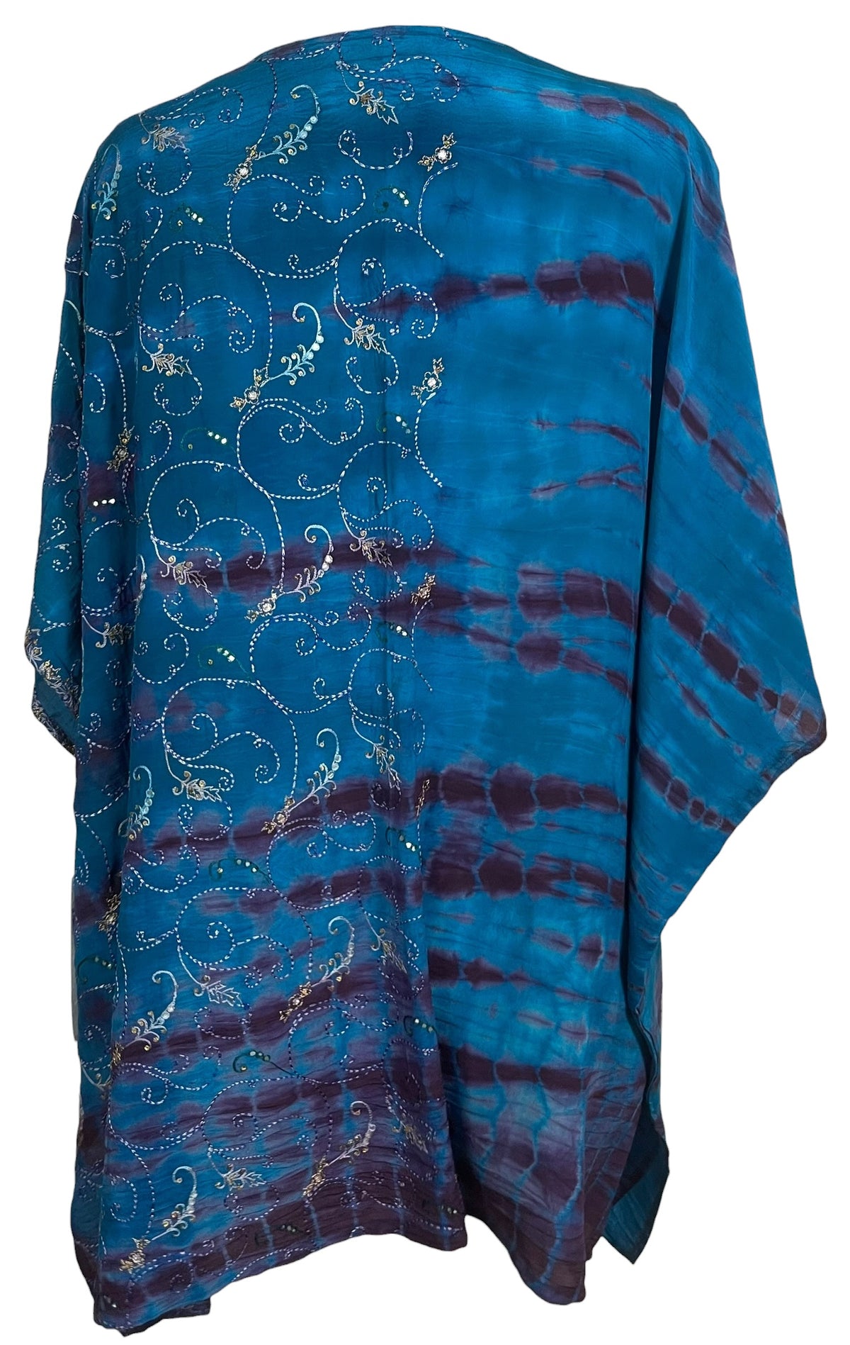 Releases Sunday at 8pm EST PRC9112 Avatar Pure Silk Short Kaftan Tunic with Slits