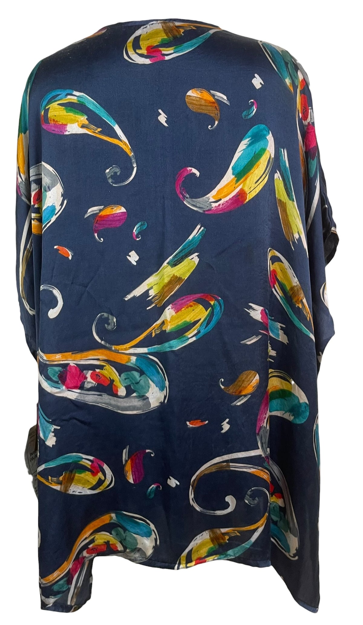 Releases Sunday at 8pm EST  PRS9125 Sheer Wabi Sabi Pure Silk Short Kaftan Tunic With Slits