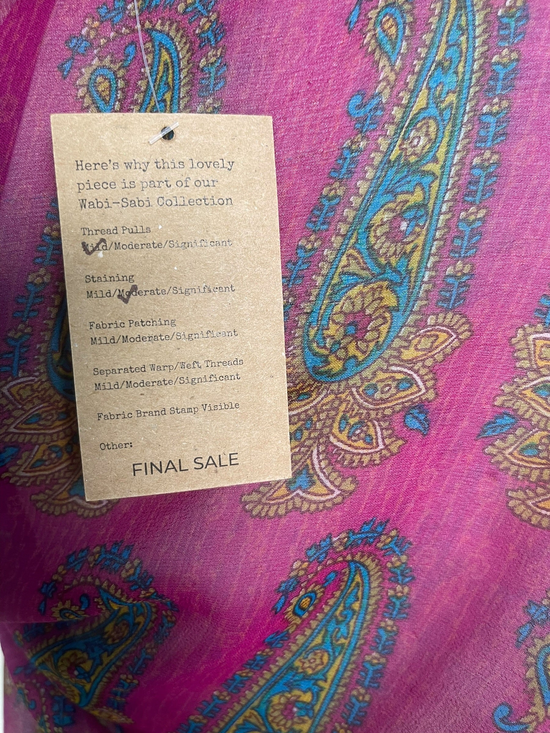 Releases Sunday at 8pm EST PRG8811  Sheer Wabi Sabi Pure Silk Versatile Vest