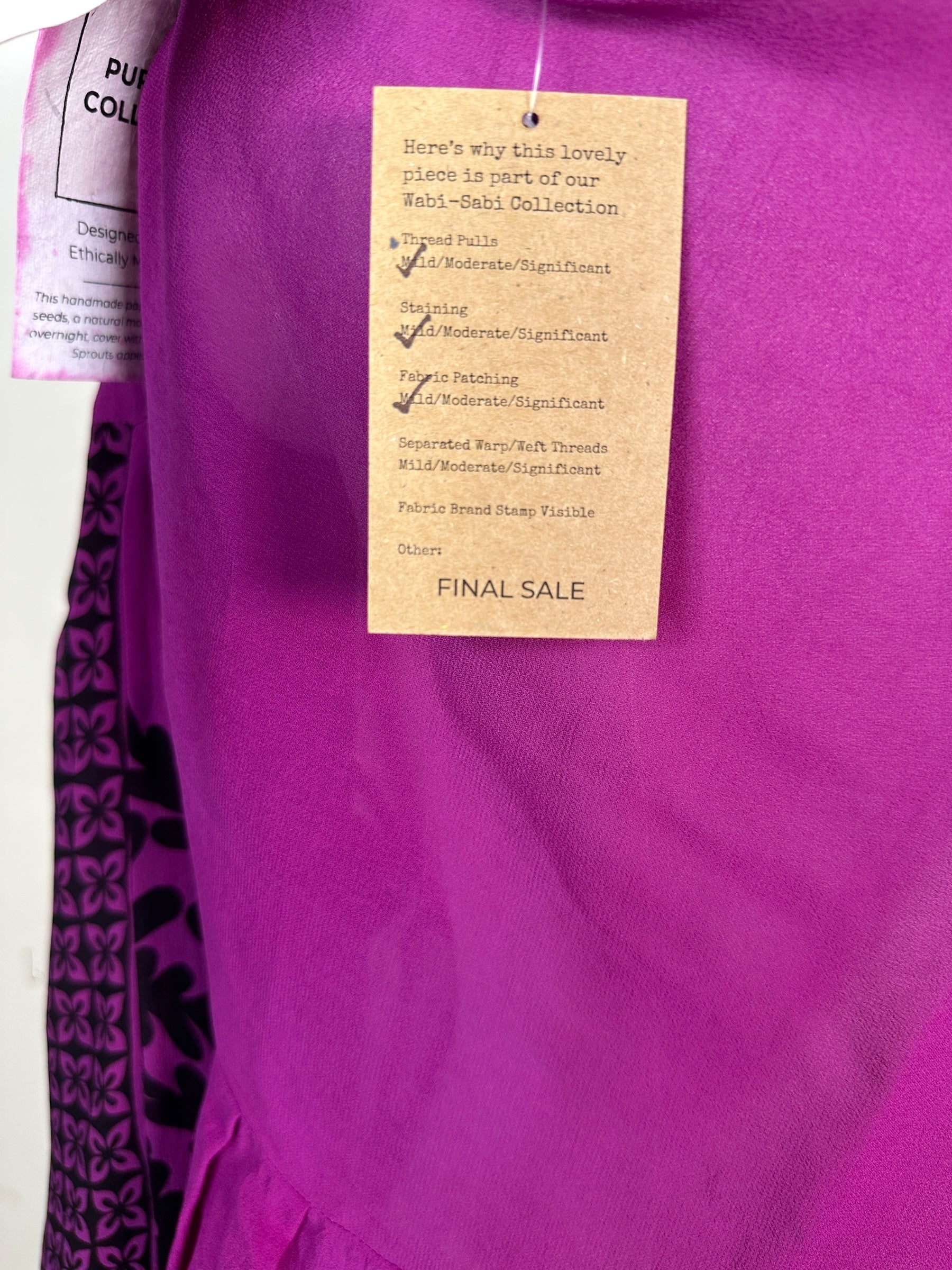 PREVIEW PRG8423 Sheer  Wabi Sabi Pure Silk Boxy Babydoll Dress