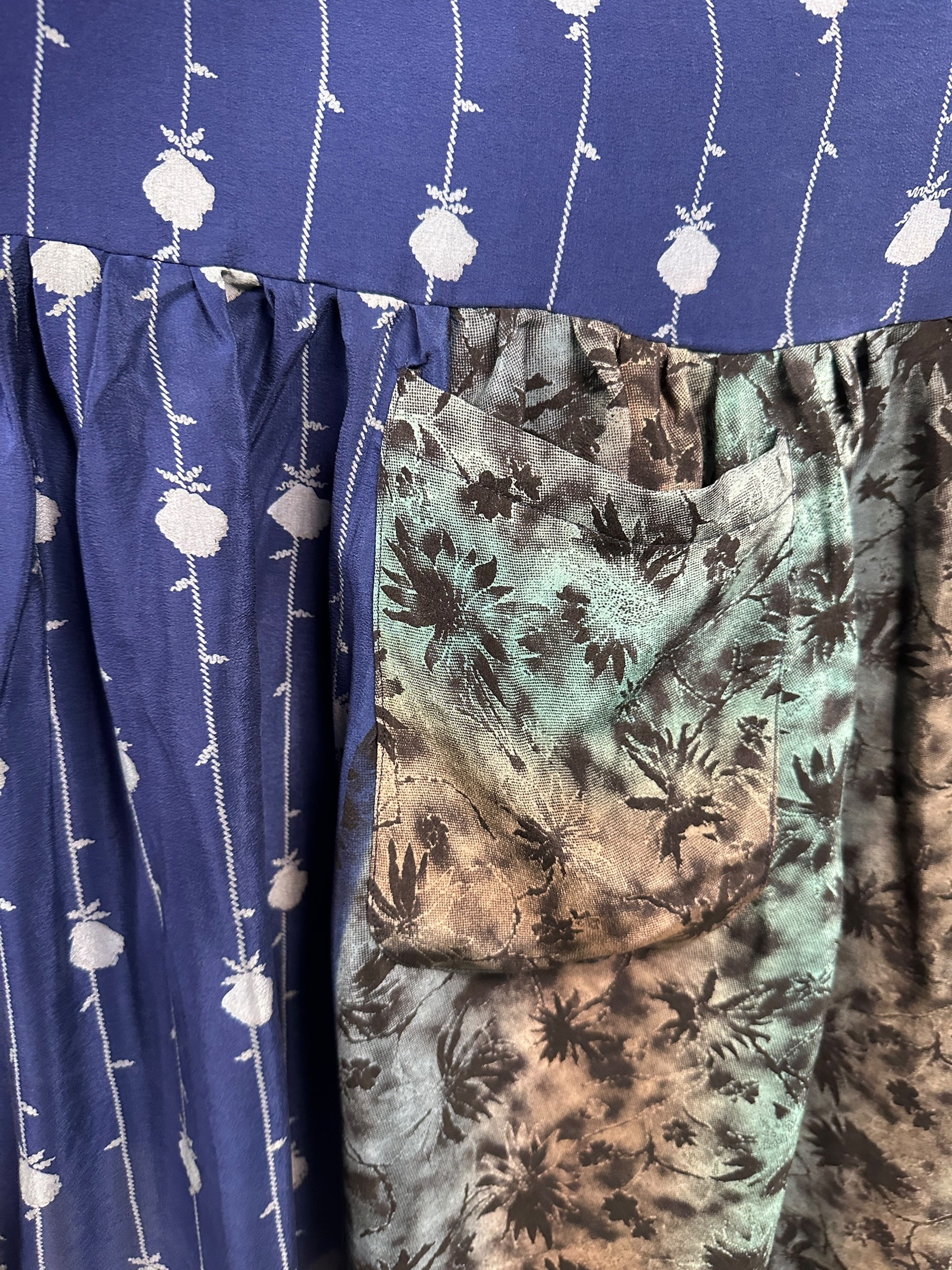 PREVIEW PRC3765 Wabi Sabi Pure Silk Boxy Babydoll Dress by FEBRUARY2026 – Handmade ethical Boxy Babydoll Dress from sariKNOTsari using upcycled silk. Designed in Canada for travel and slow fashion, loved from Toronto to LA to Sydney.