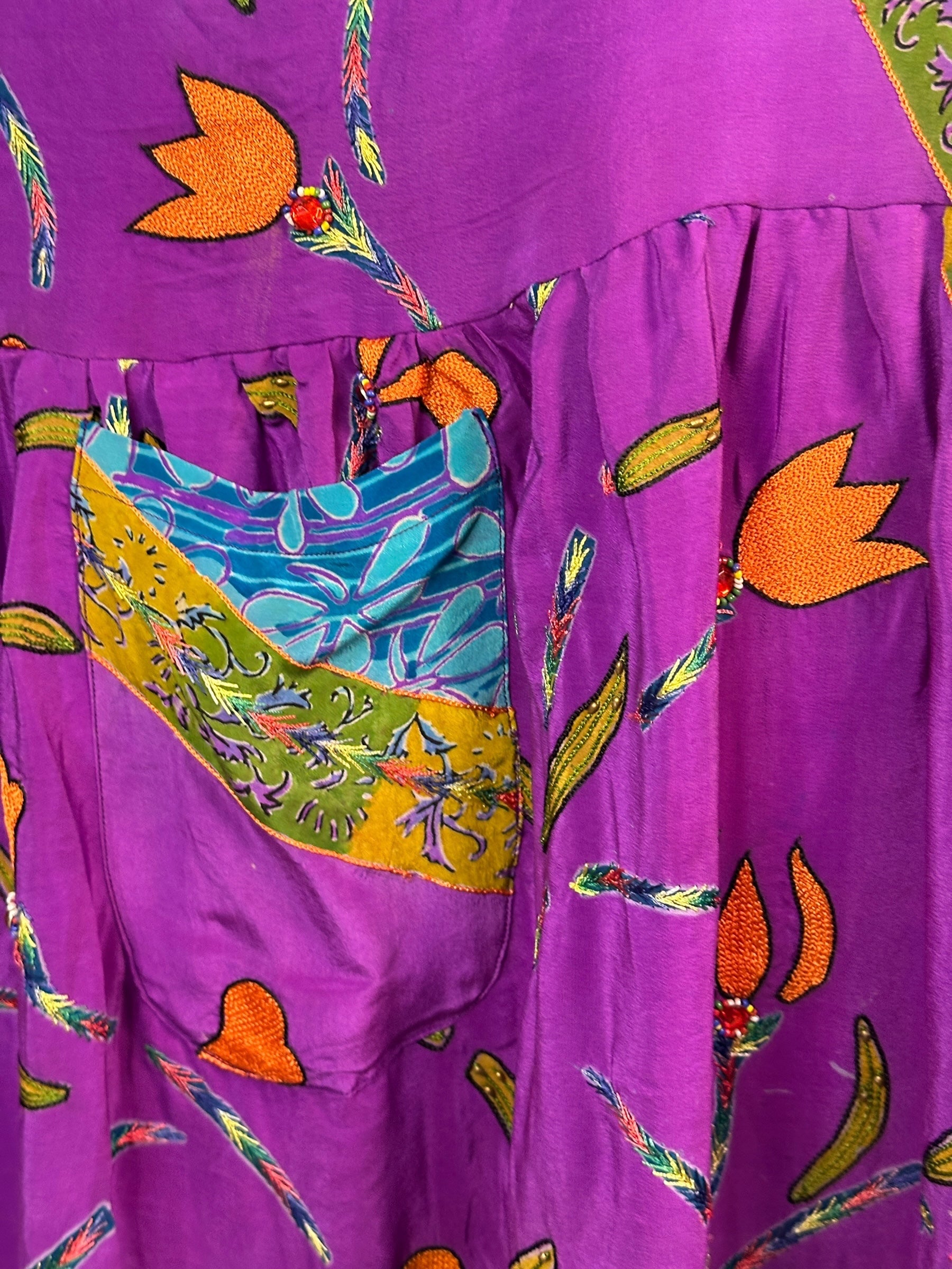 PREVIEW PRC3763 Wabi Sabi Pure Silk Boxy Babydoll Dress by FEBRUARY2026 – Handmade ethical Boxy Babydoll Dress from sariKNOTsari using upcycled silk. Designed in Canada for travel and slow fashion, loved from Toronto to LA to Sydney.