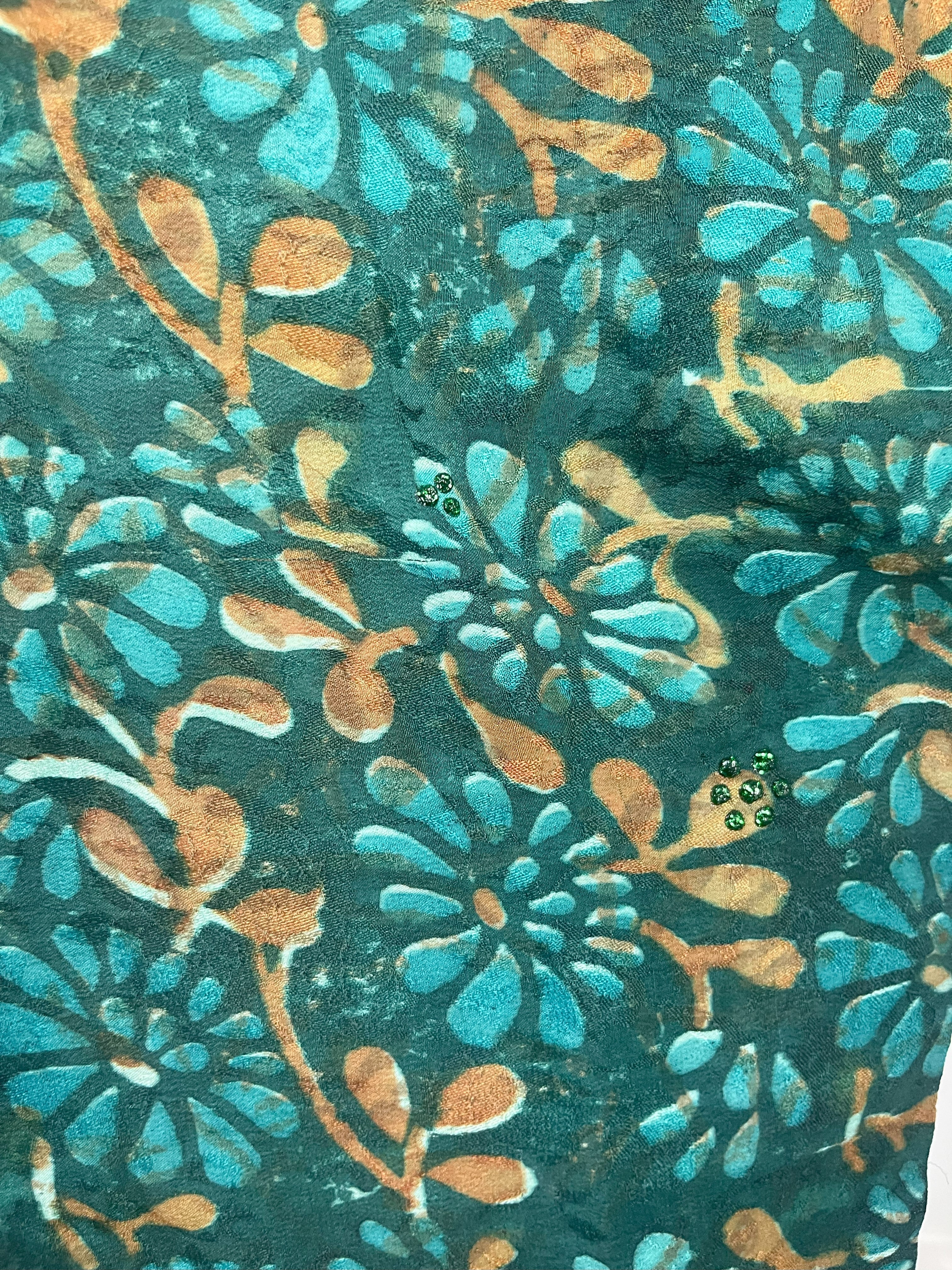 PRC5646 Wabi Sabi Pure Silk Boxy Top