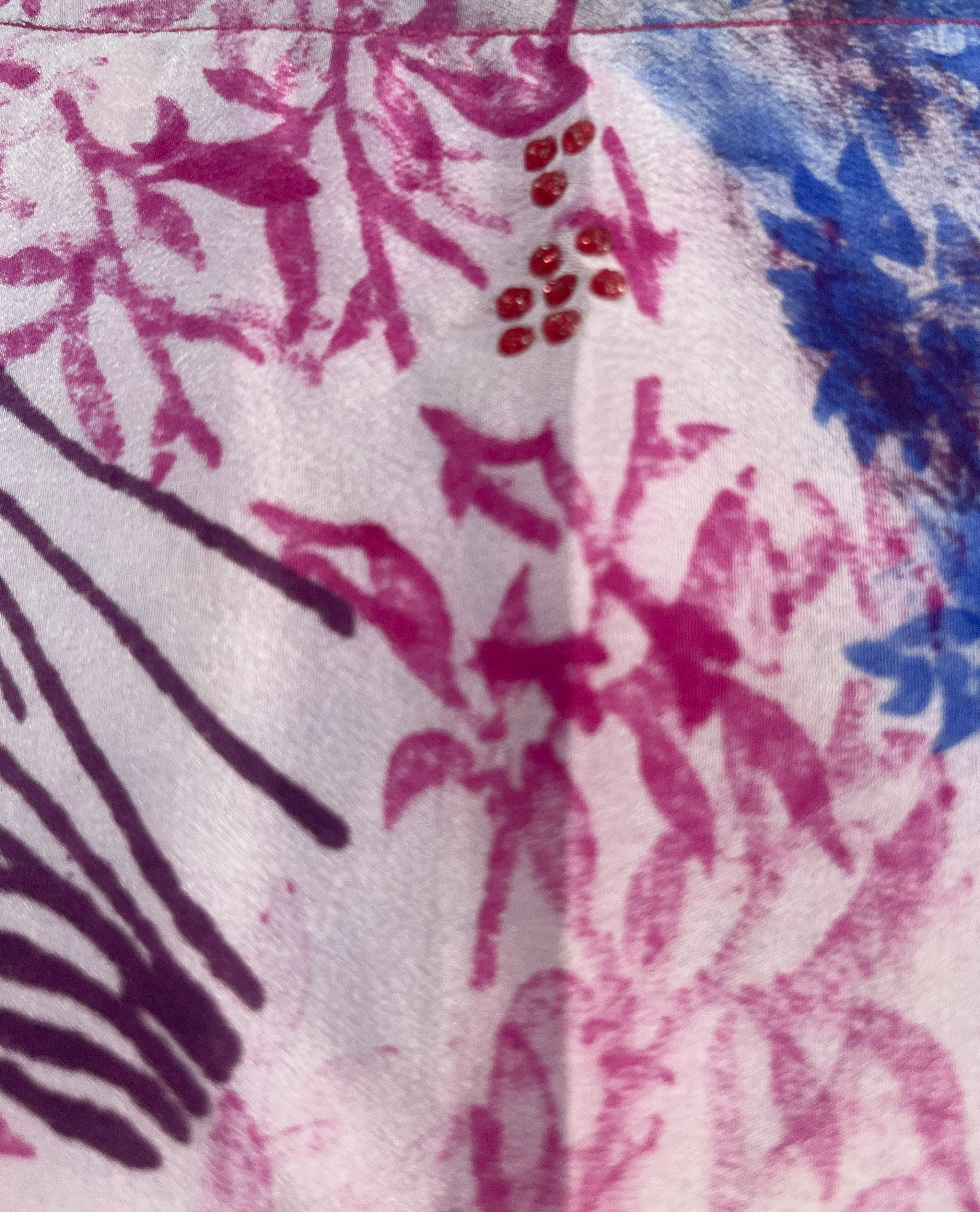 PRC4958 Wabi Sabi Pure Silk Boxy Top