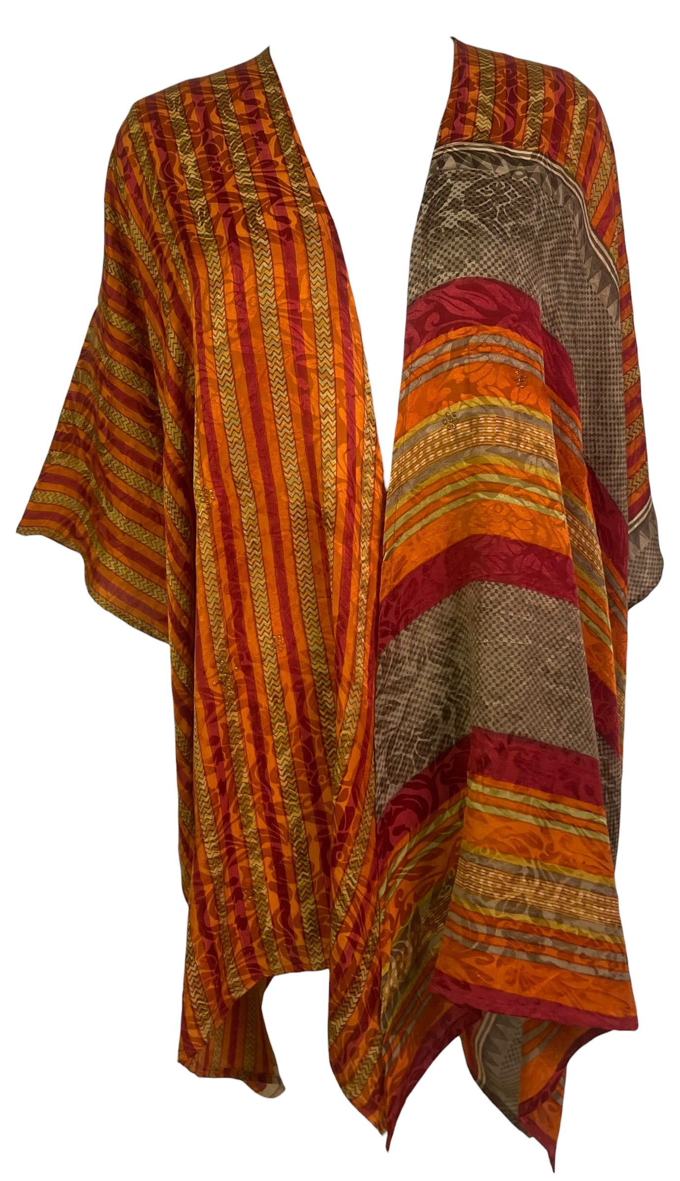 PRC8964 Wabi Sabi Pure Silk Cardigan