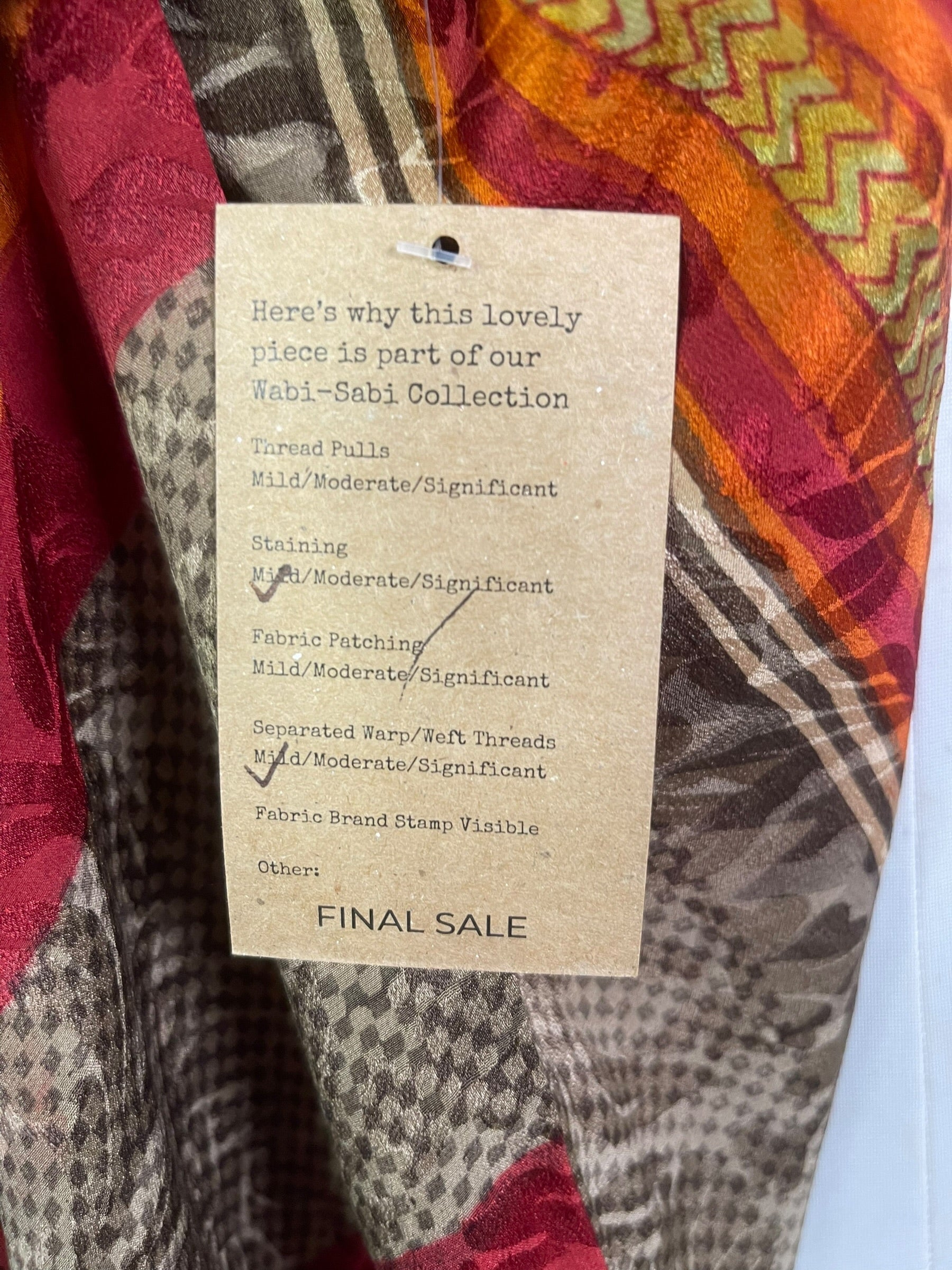 PRC8964 Wabi Sabi Pure Silk Cardigan