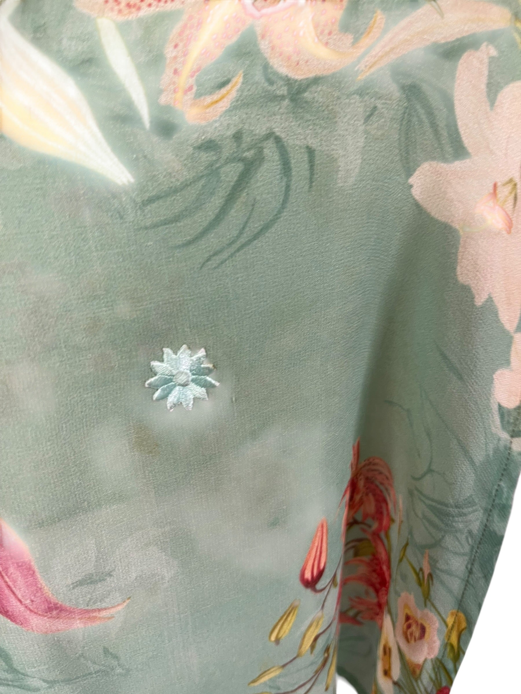 PRG8960 Sheer Wabi Sabi Pure Silk Cardigan