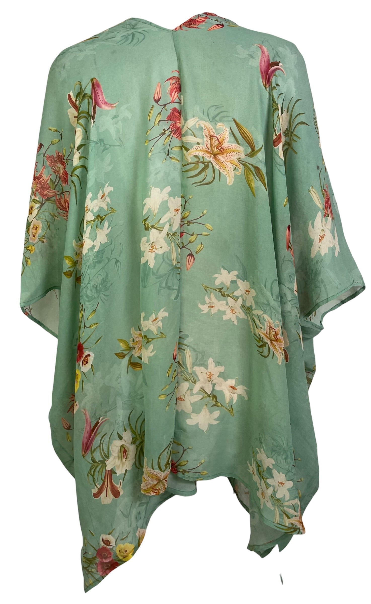 PRG8960 Sheer Wabi Sabi Pure Silk Cardigan