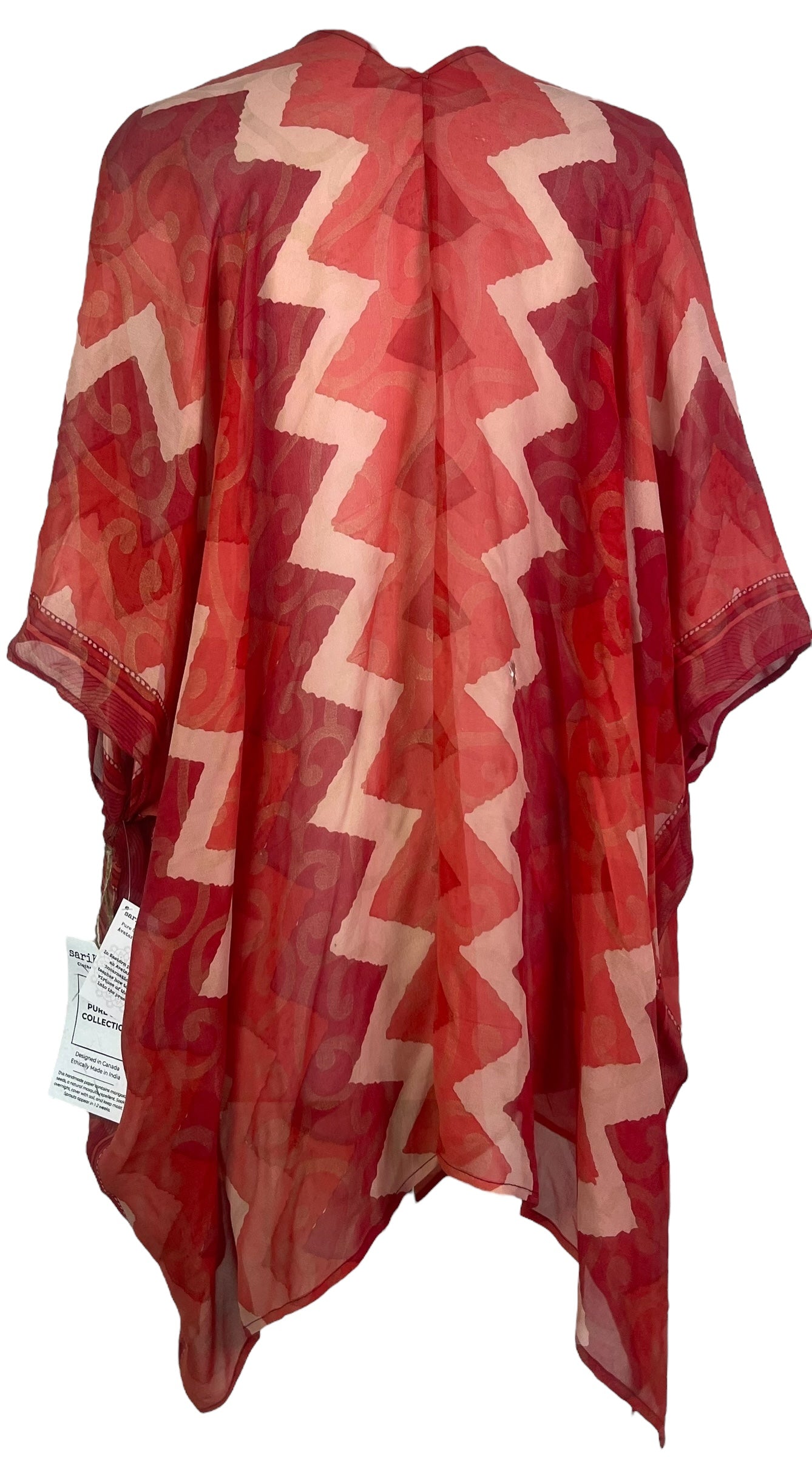 PRG8146 Sheer Avatar Pure Silk Cardigan