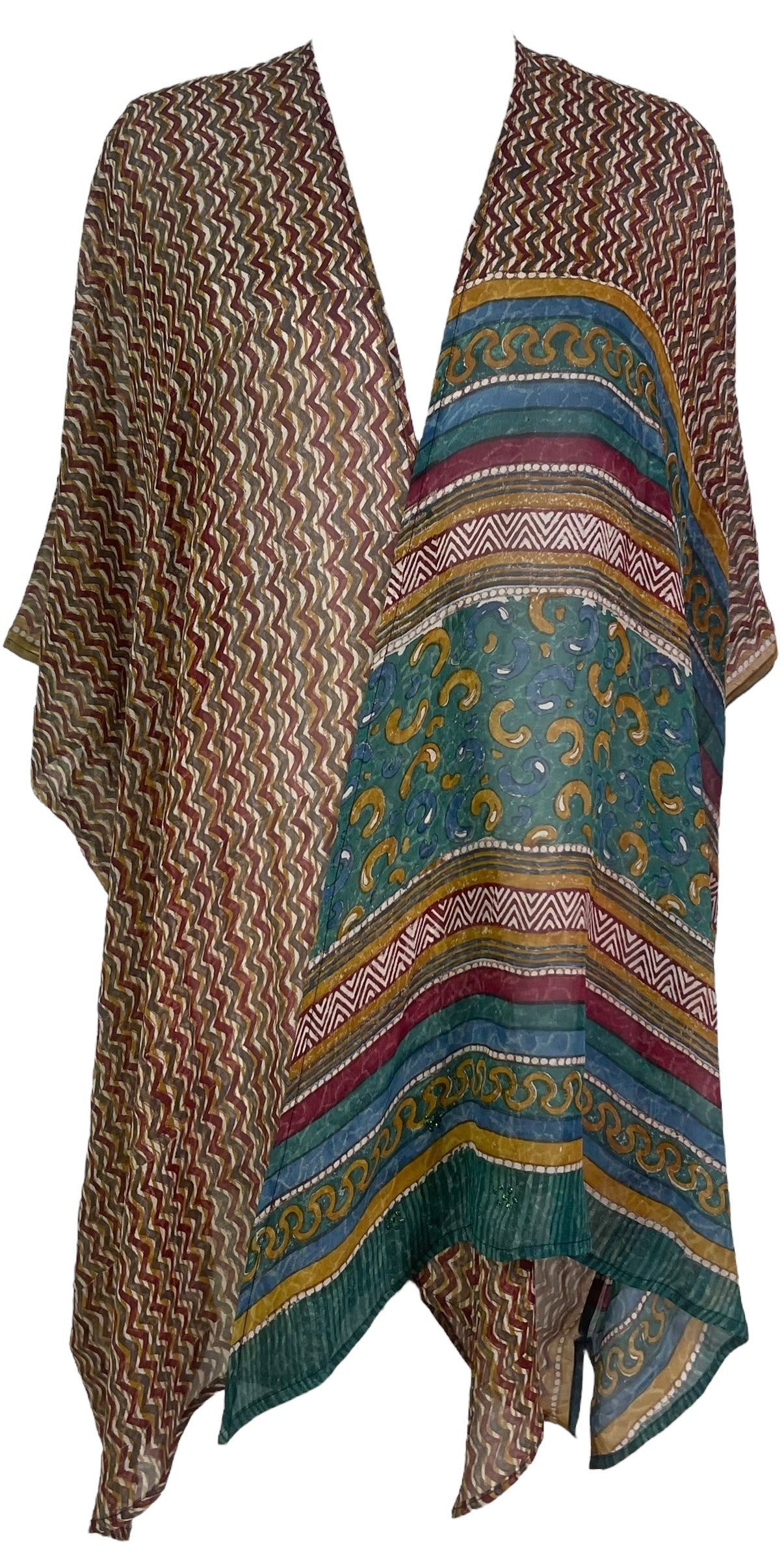 PRG8108 Sheer Avatar Pure Silk Cardigan