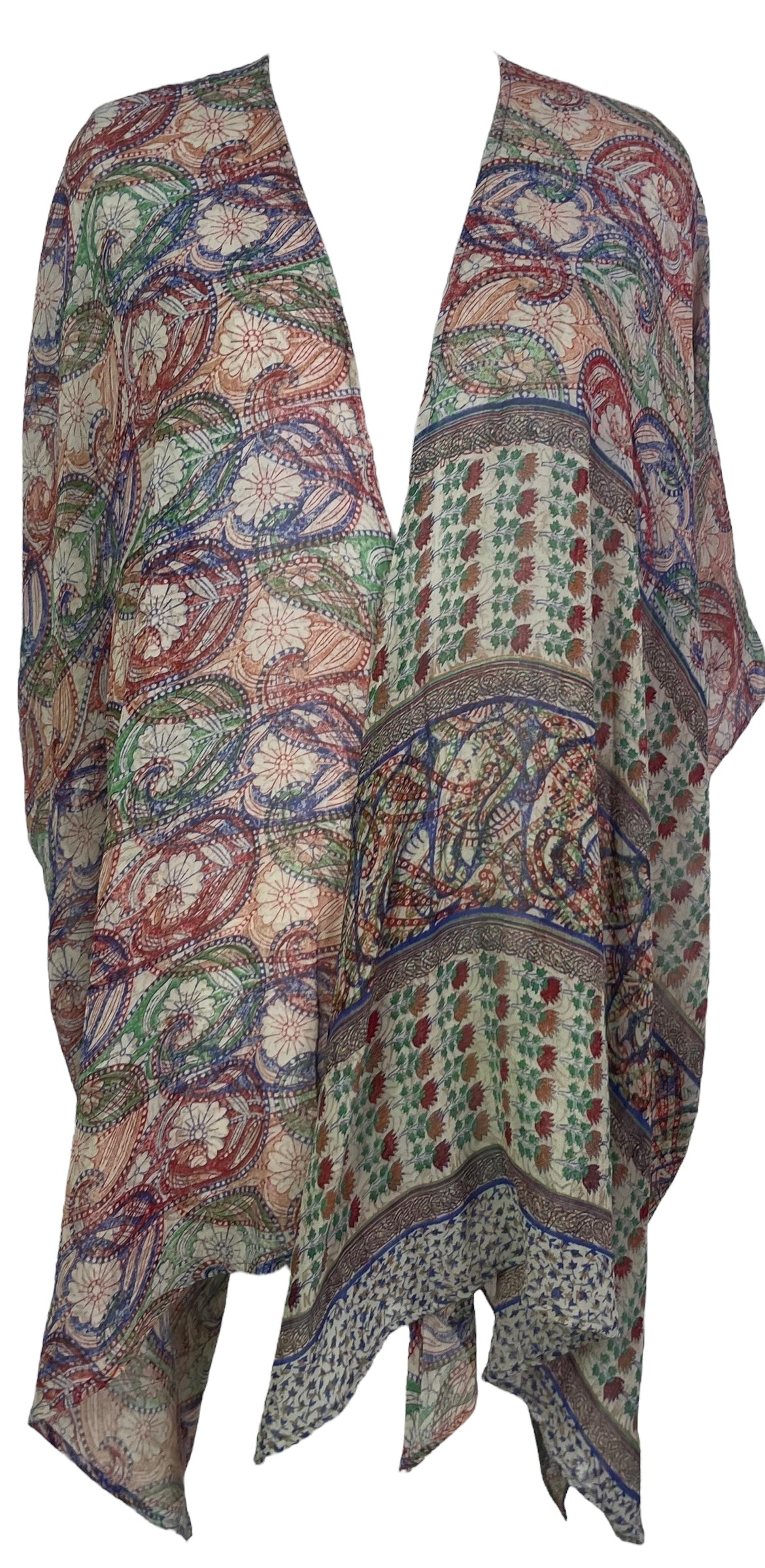 PRG8113 Sheer Avatar Pure Silk Cardigan