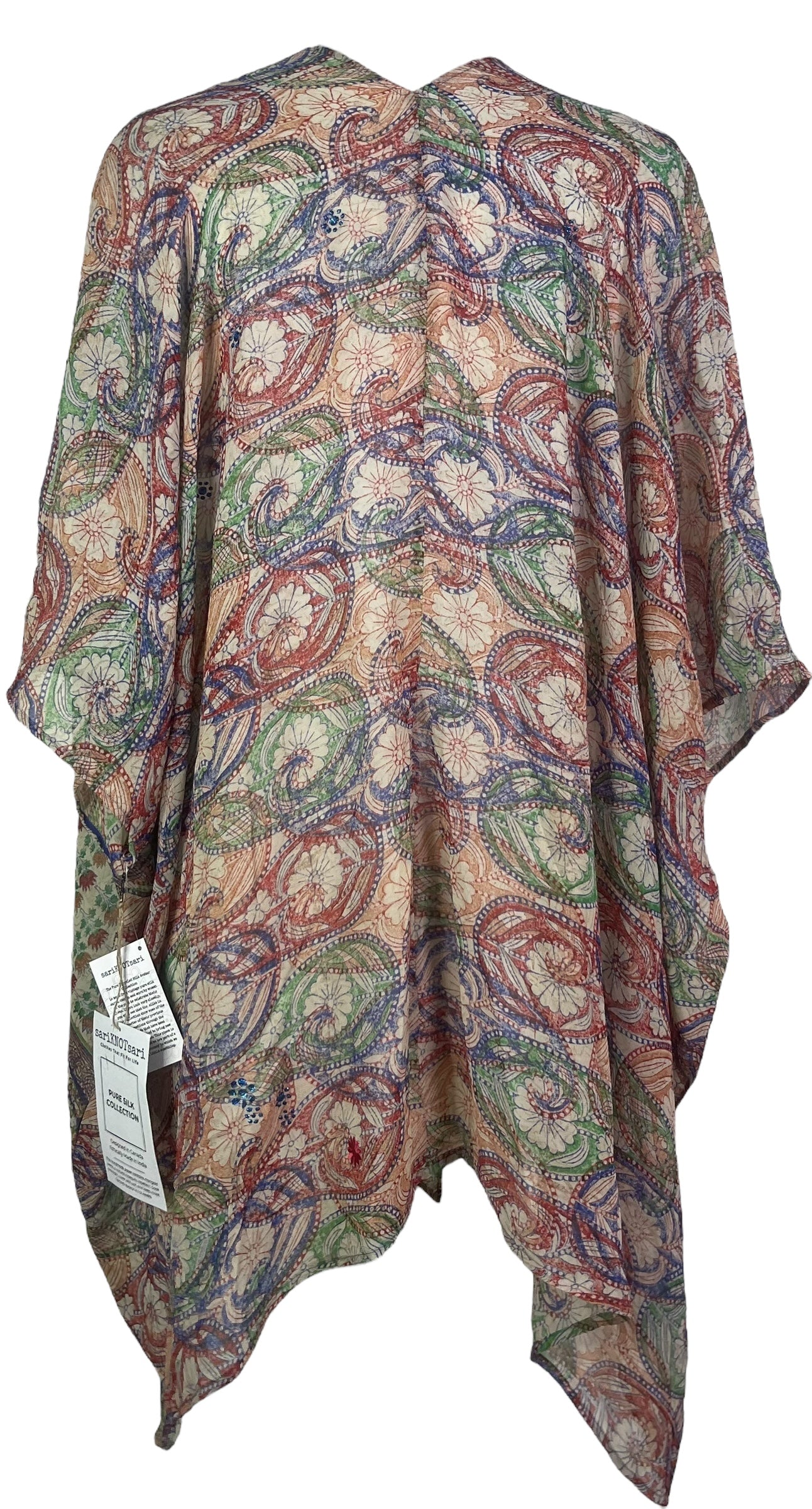 PRG8113 Sheer Avatar Pure Silk Cardigan