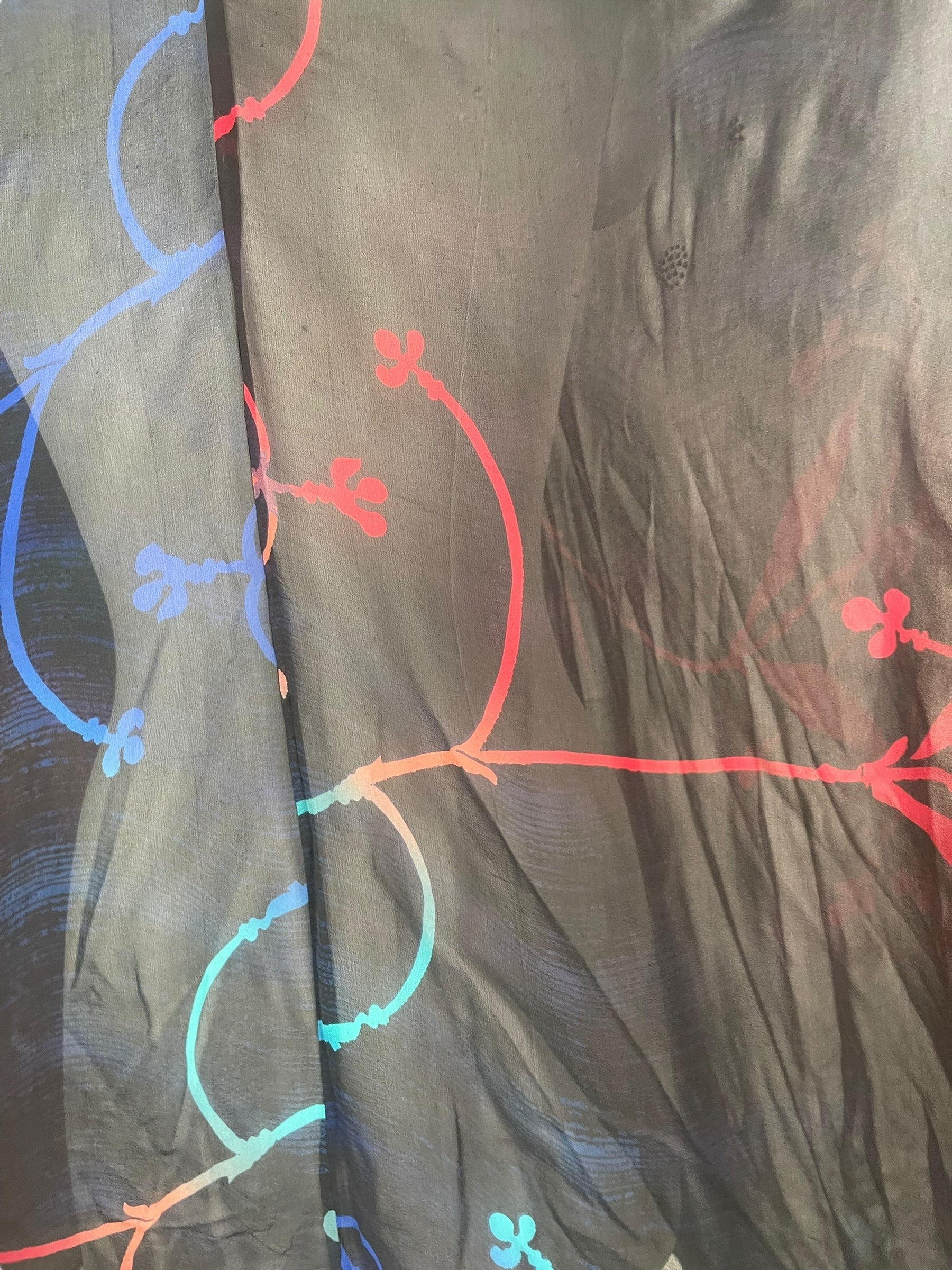 PRG8147 Sheer Avatar Pure Silk Cardigan