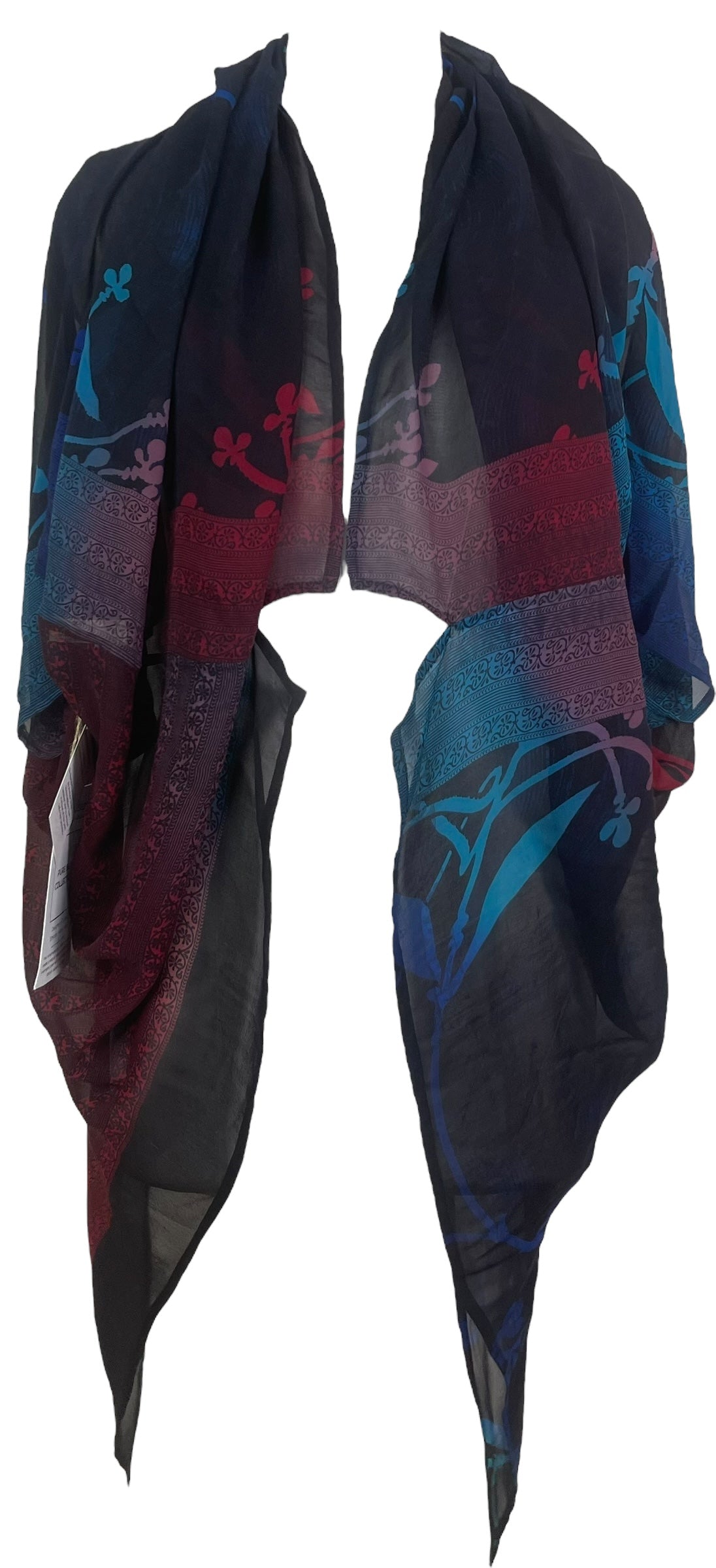 PRG8147 Sheer Avatar Pure Silk Cardigan