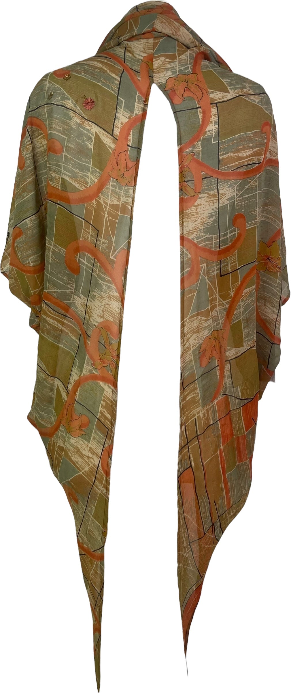 PRG8101 Sheer Avatar Pure Silk Cardigan