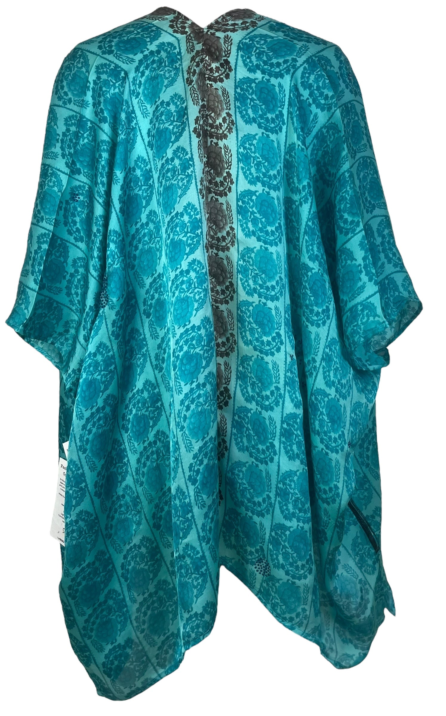 PRS8156 Avatar Pure Silk Satin Cardigan