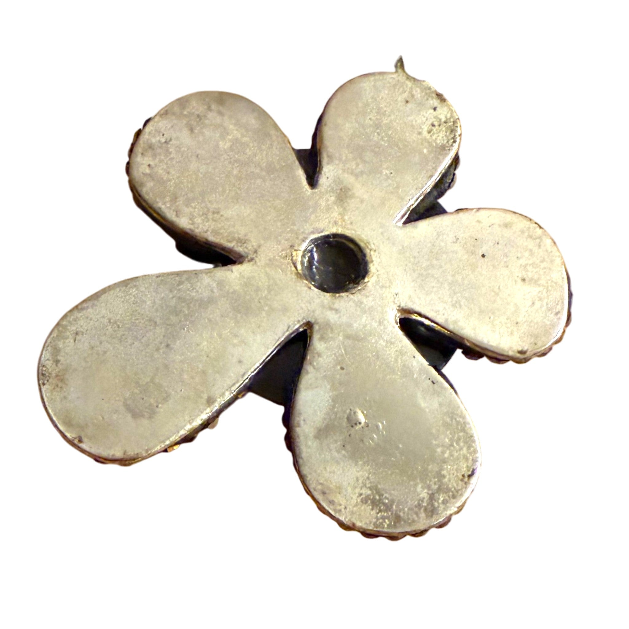 Green Sparkle Dome Austrian Crystal Flower Pendant
