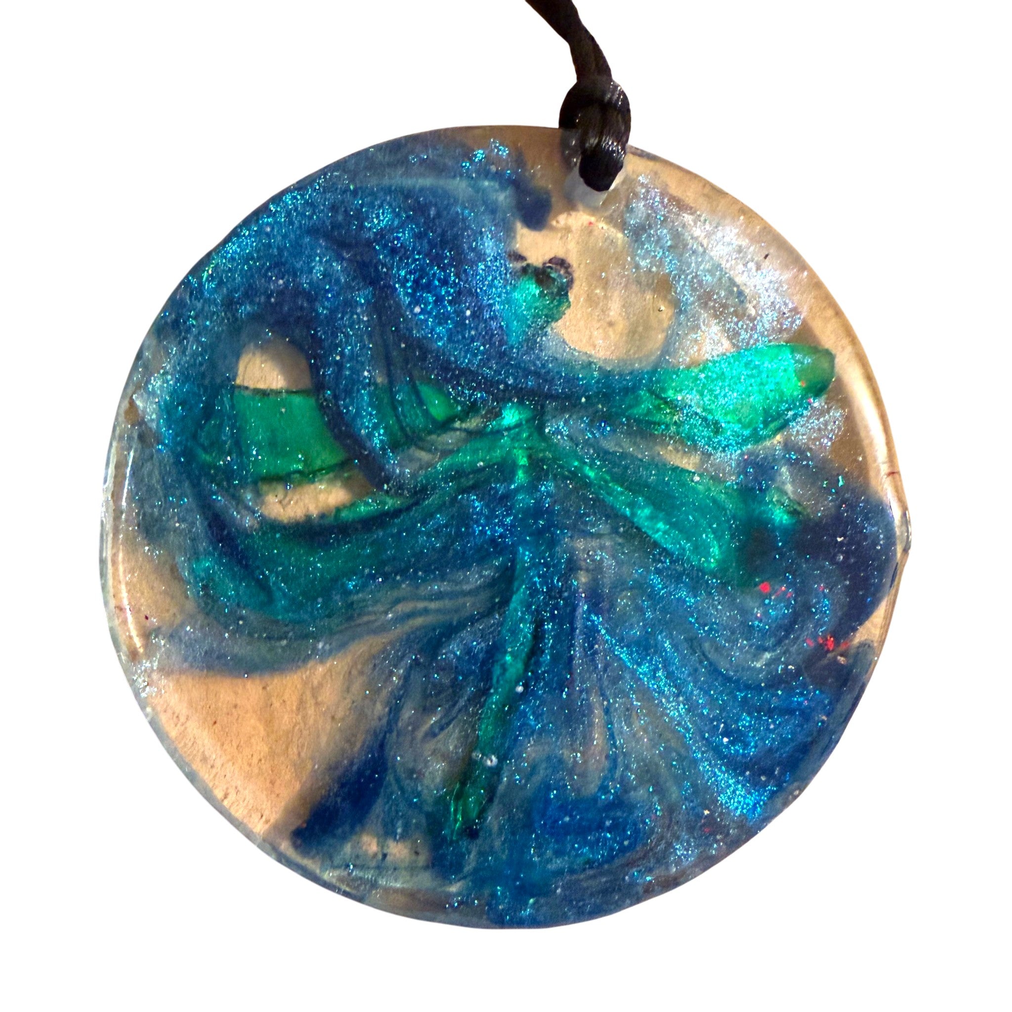 Green Dragonfly Pendant