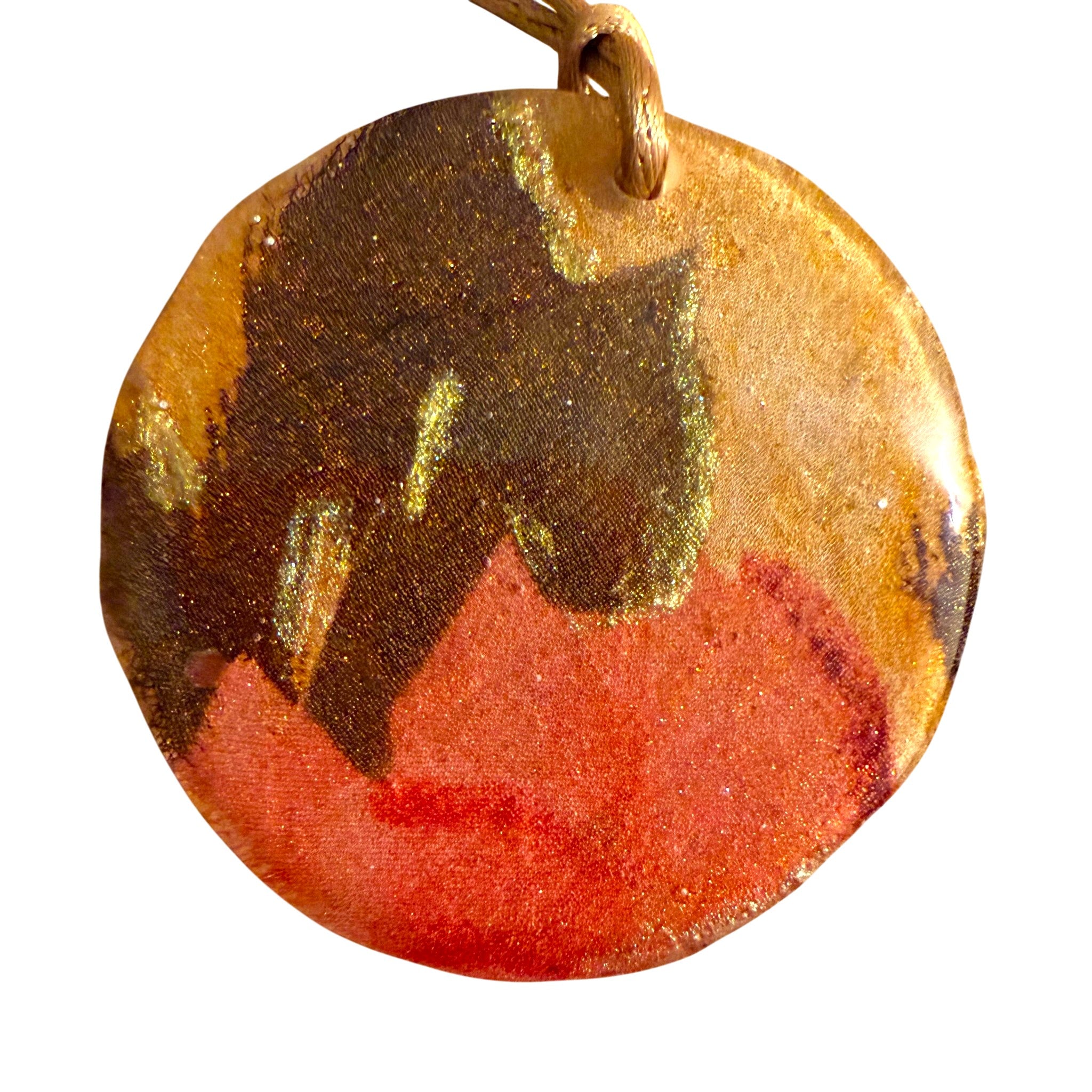 "Roses in Gold" Pendant