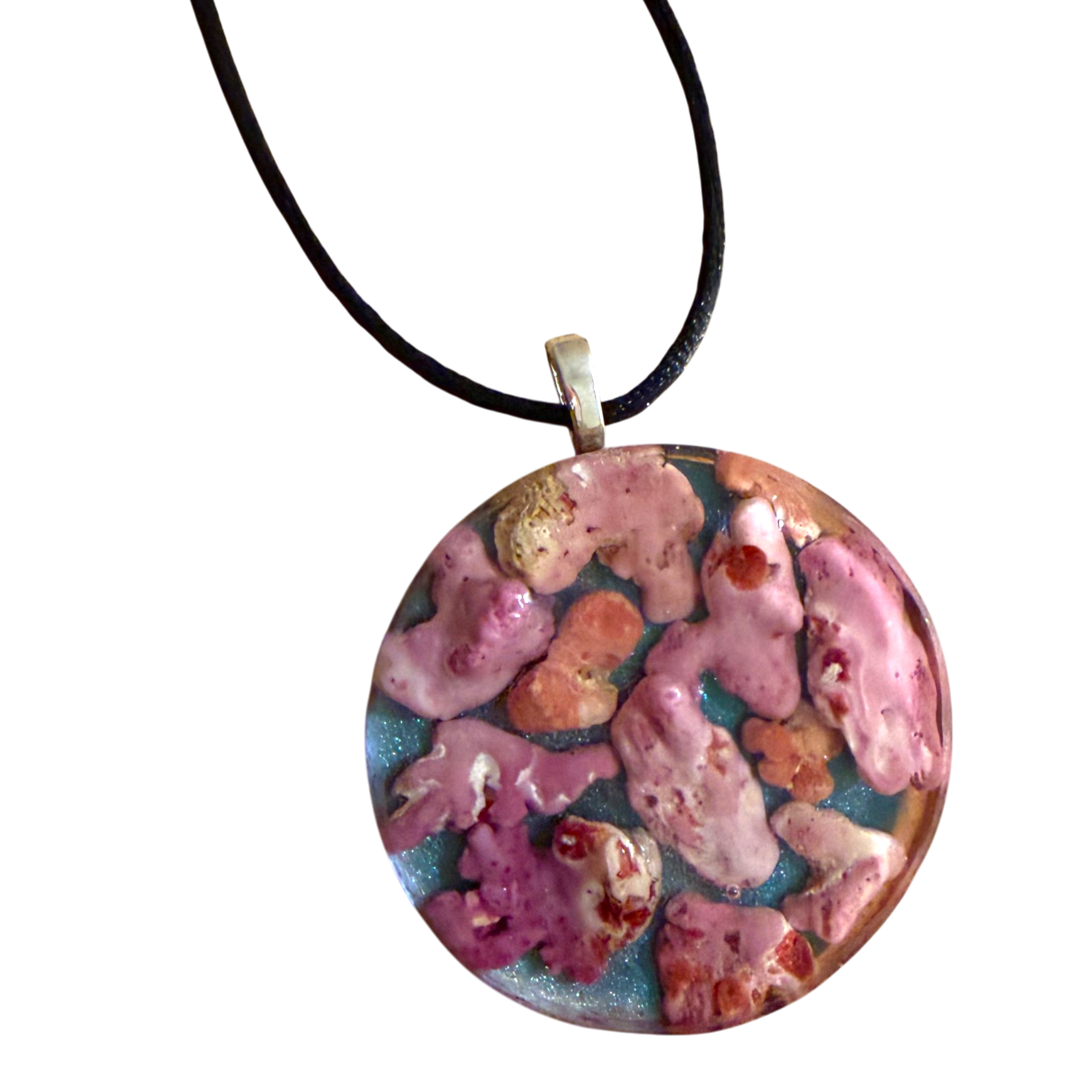 Pink Coral Pendant