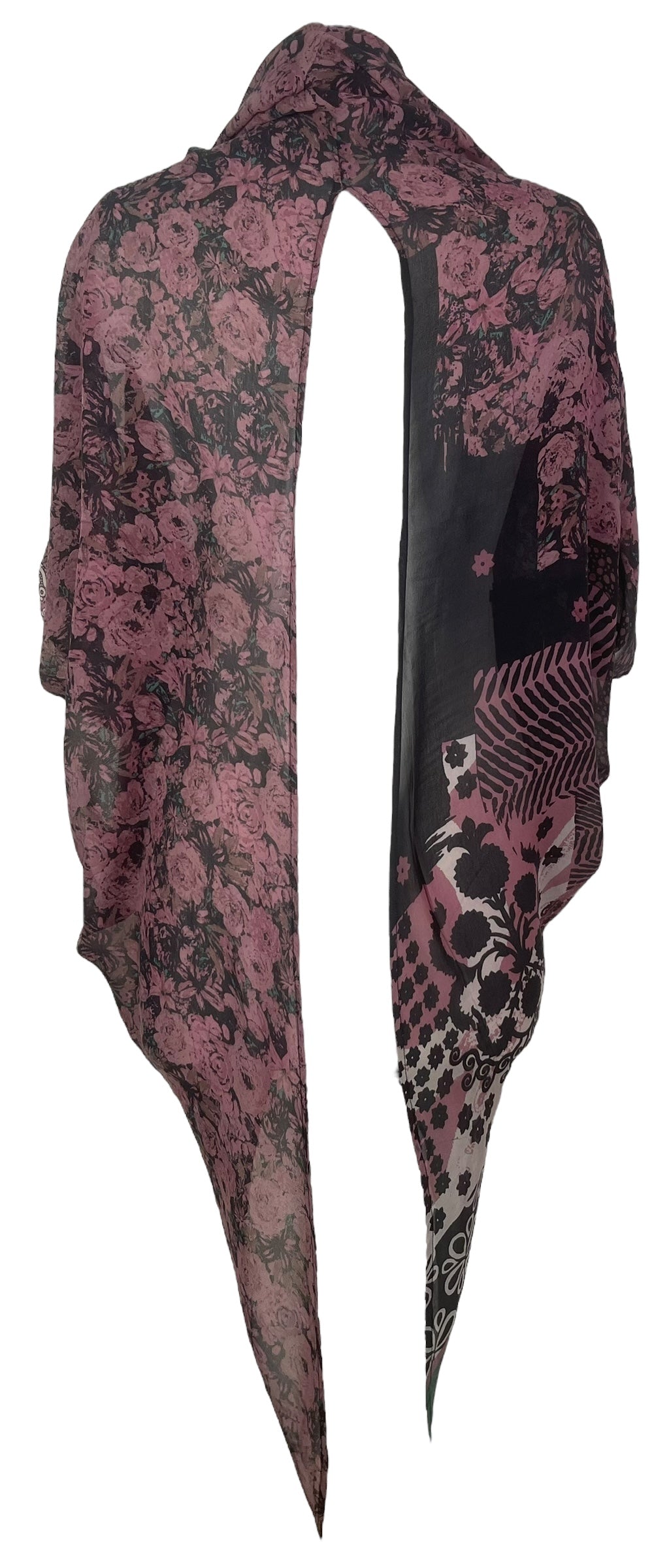 PRG8119 Sheer Wabi Sabi Pure Silk Cardigan