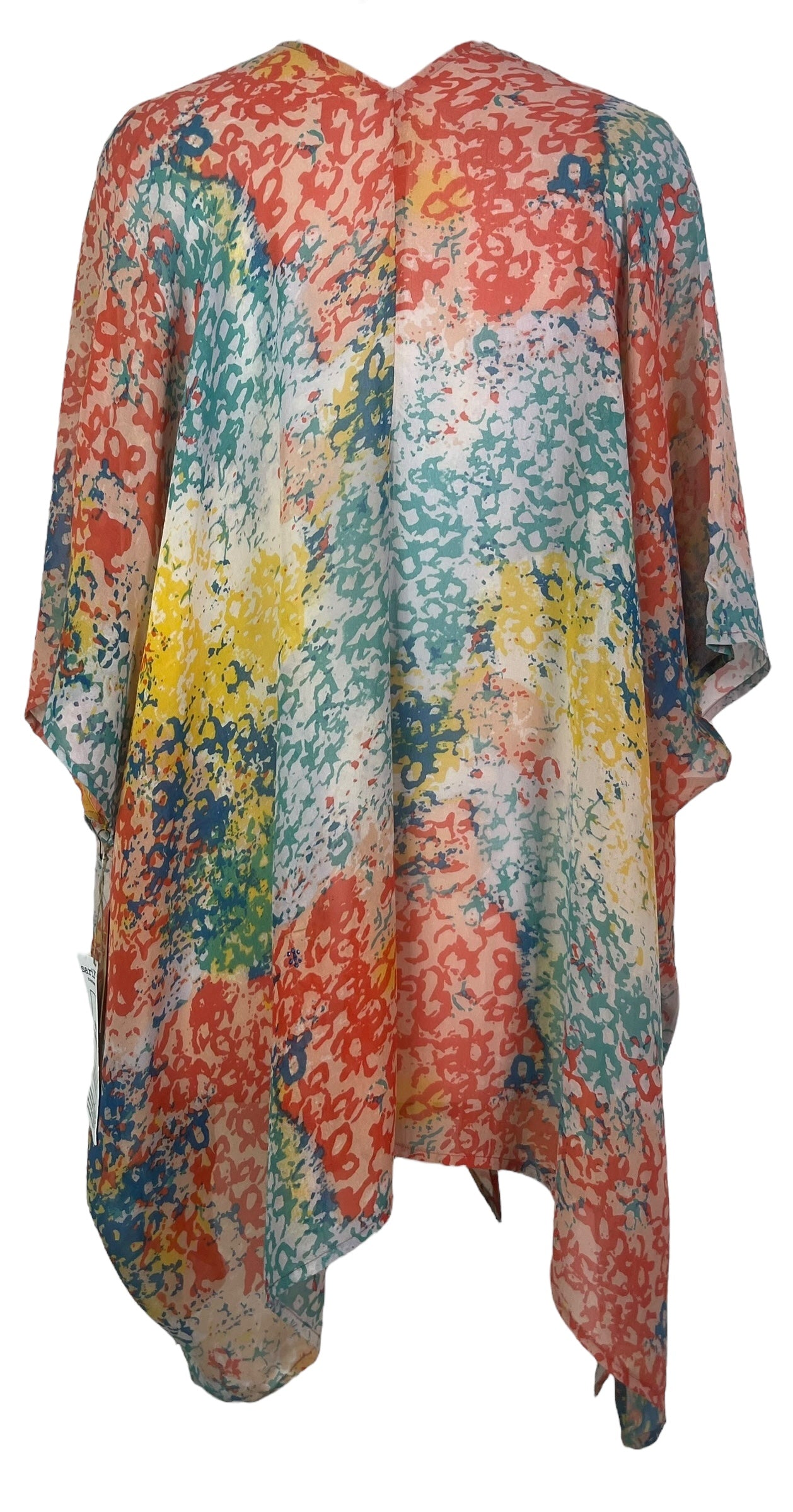 PRG8109 Sheer Wabi Sabi Pure Silk Cardigan