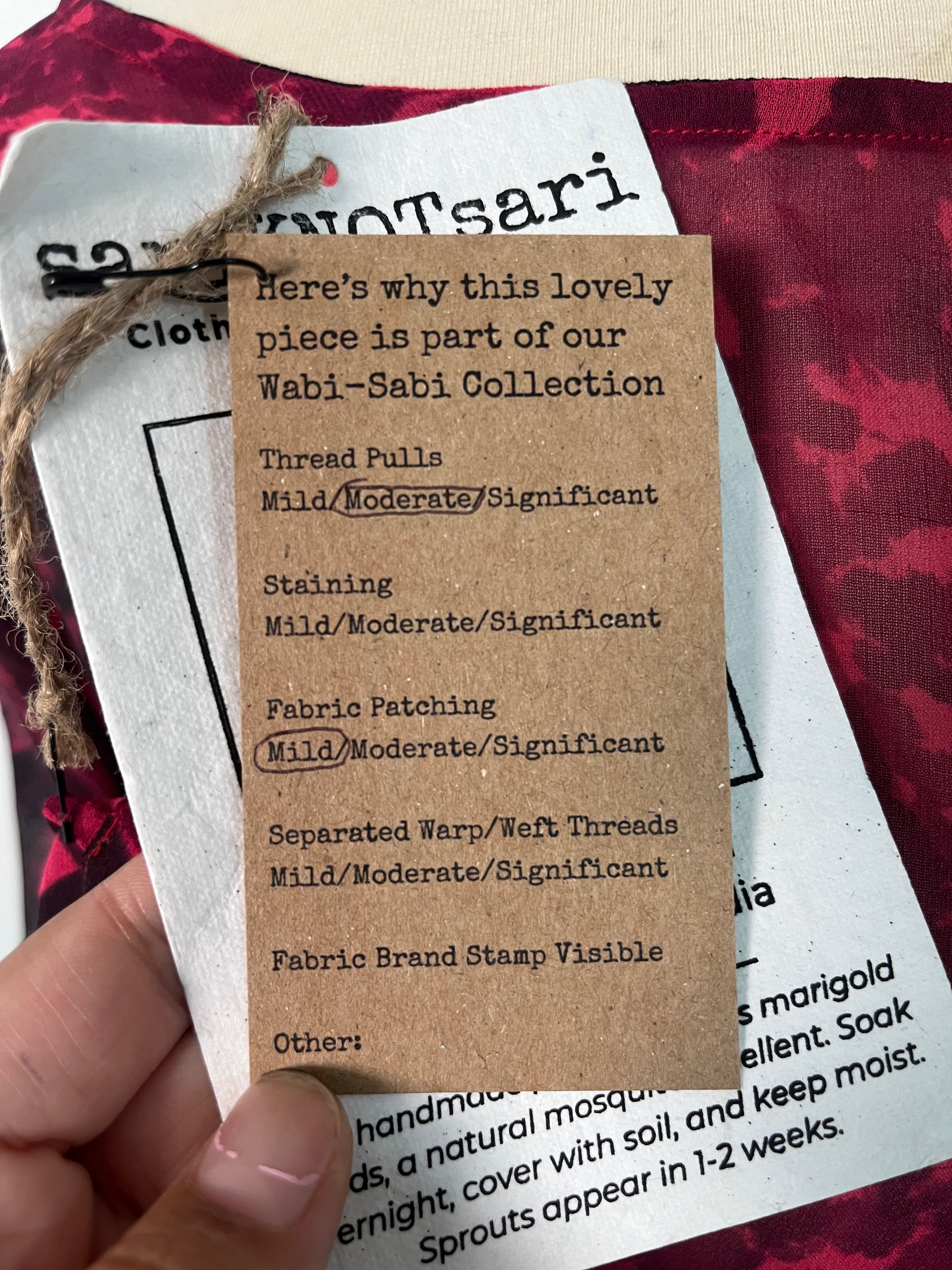 PRG7831 Sheer Wabi Sabi Pure Silk Side Slit Top