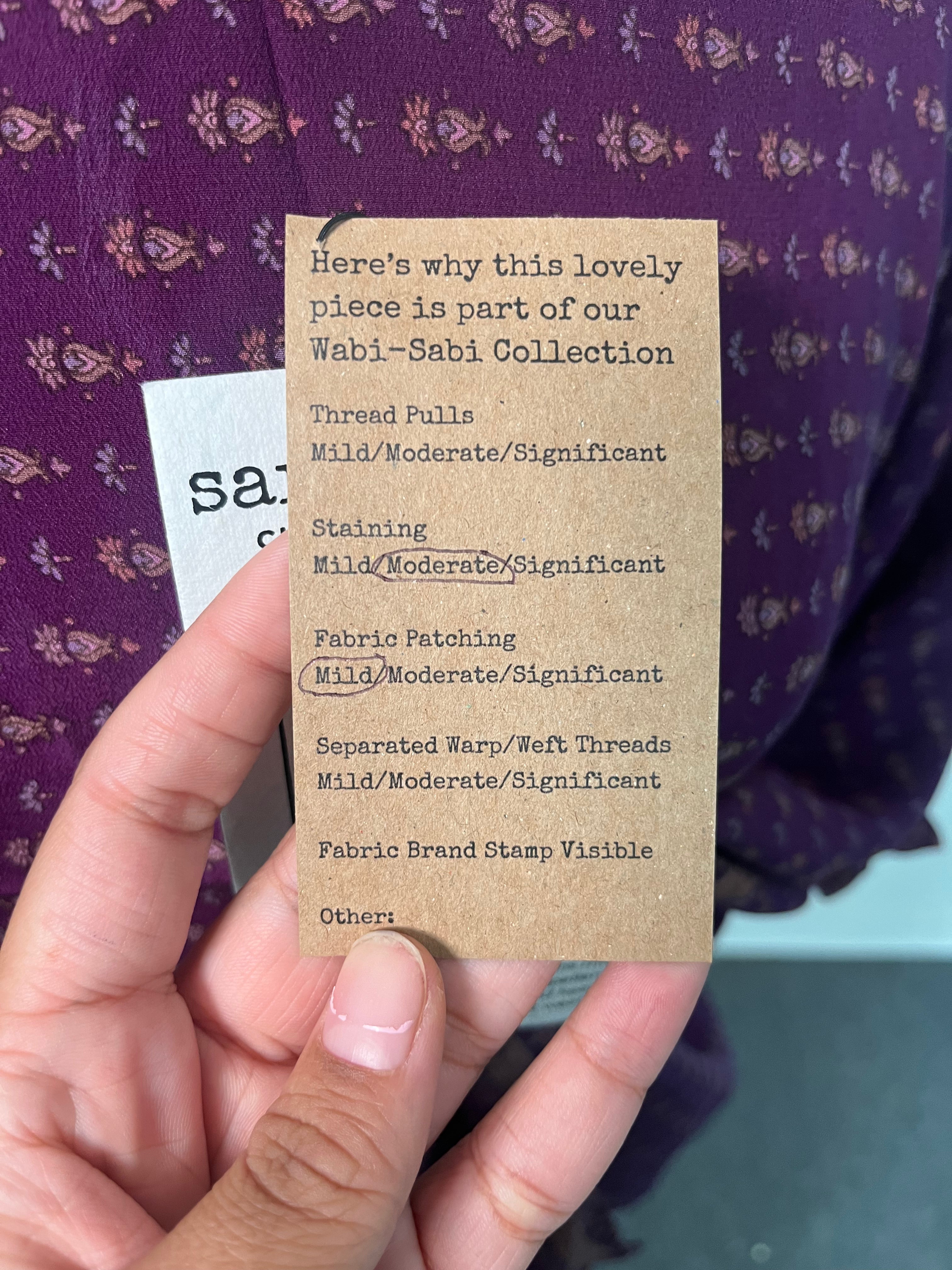 PRC7849 Wabi Sabi Pure Silk Hi Lo Top