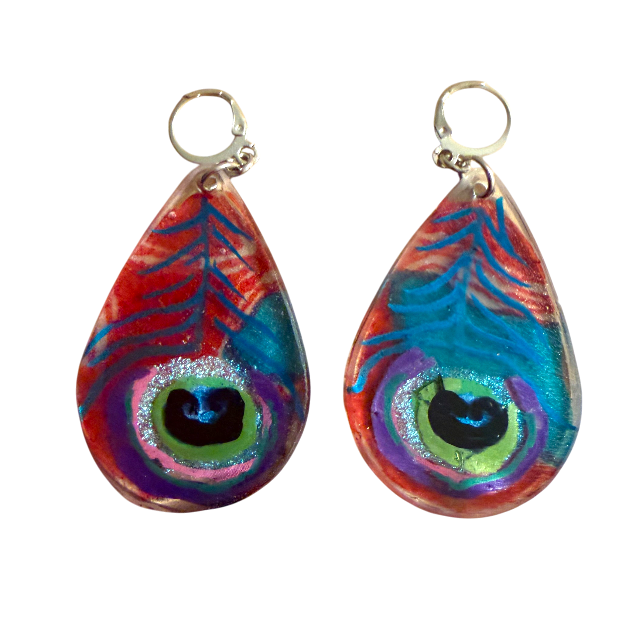 Merlin Peacock Earrings