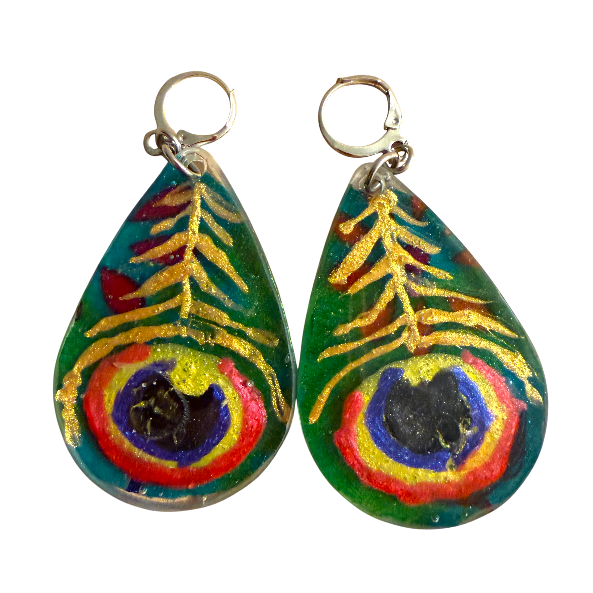 Jack Peacock Earrings