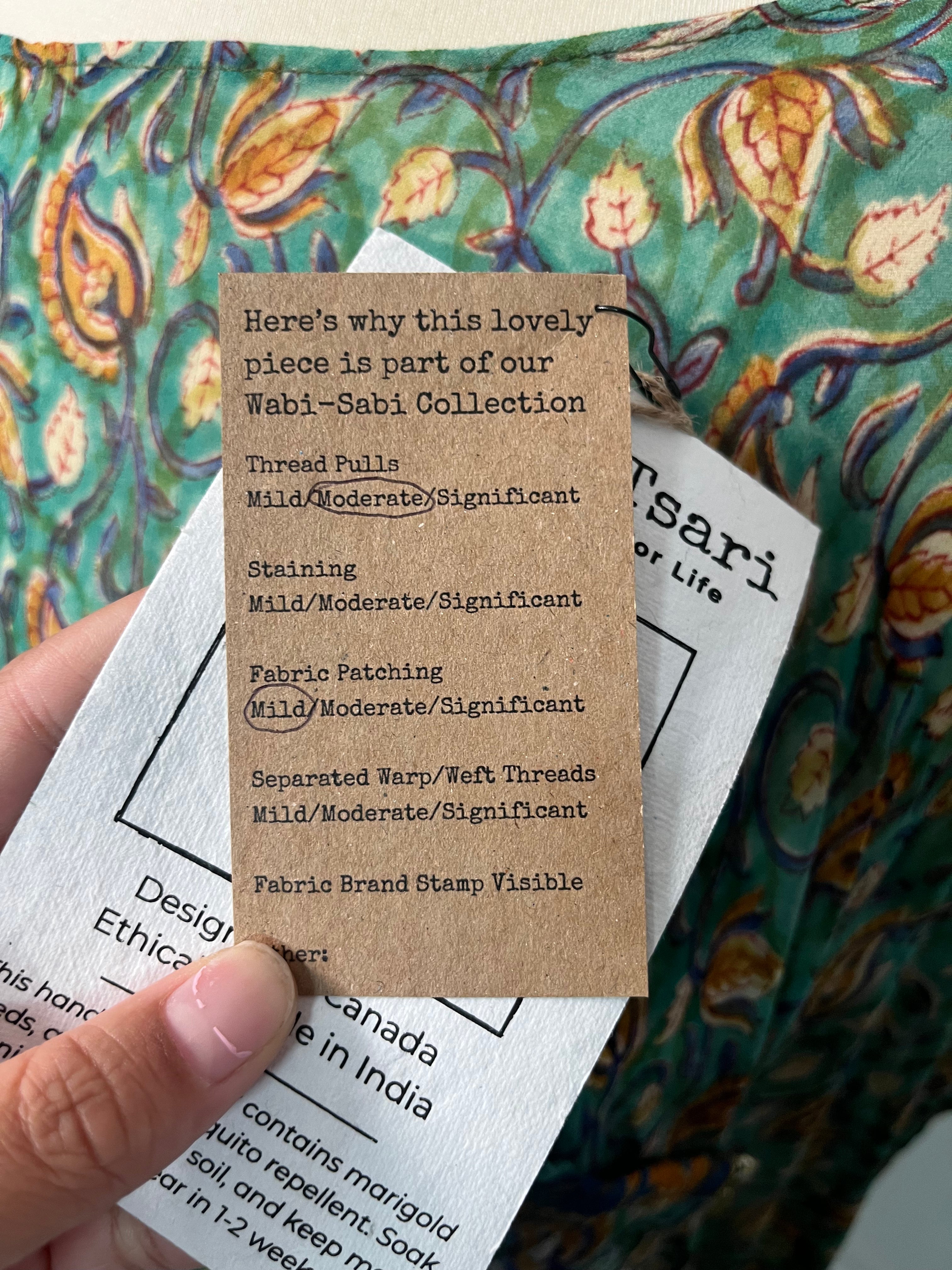 PRG7742 Sheer Wabi Sabi Pure Silk Versatile Vest