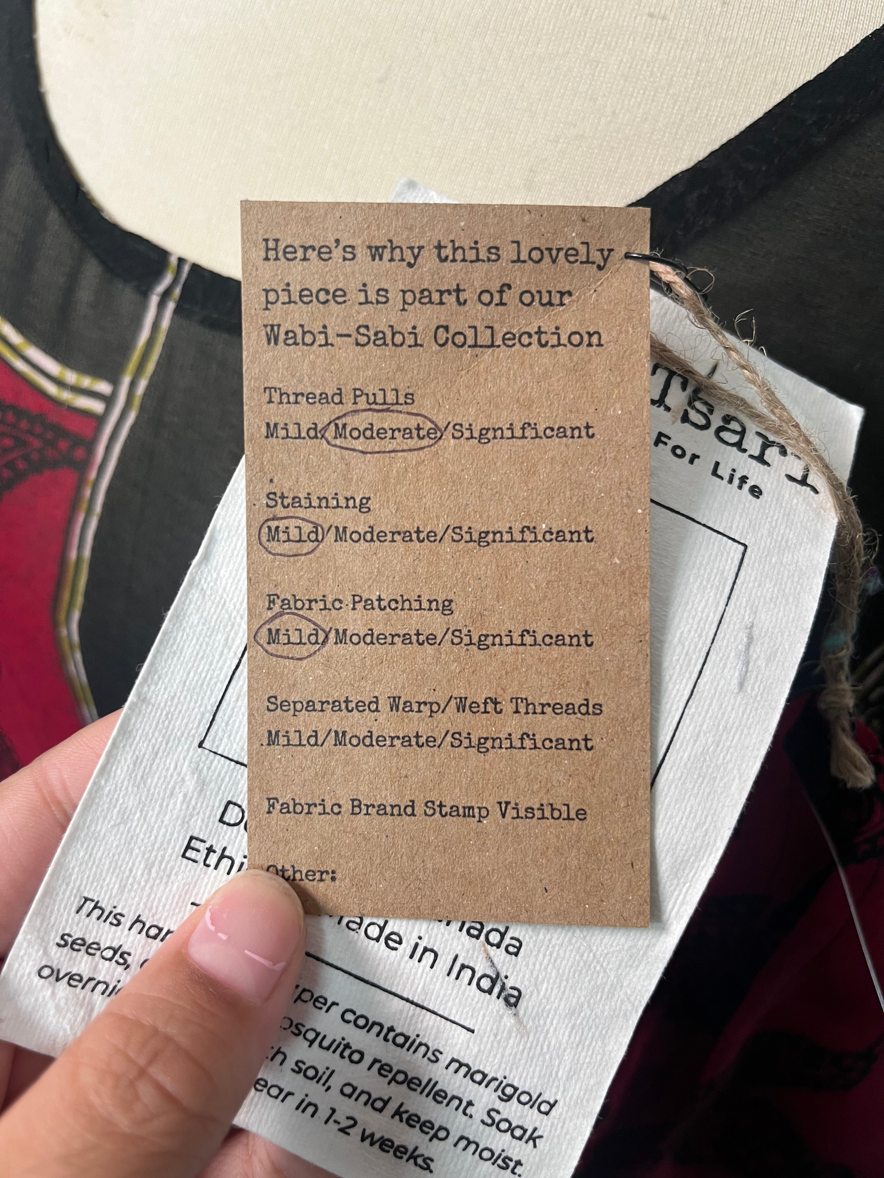 PRG7792 Sheer Wabi Sabi Pure Silk Self Pocket Tunic Dress