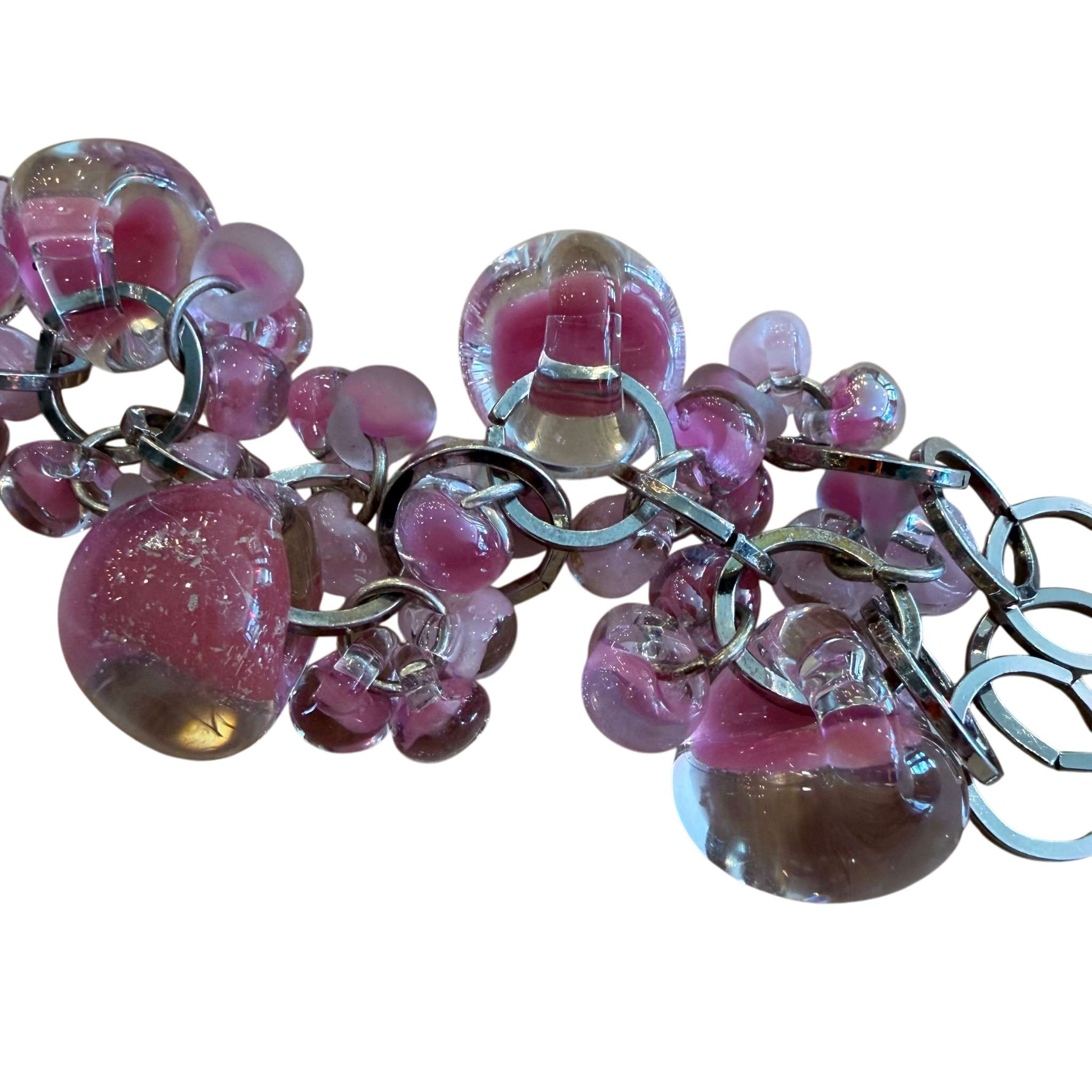 Candy Floss Glass Bracelet