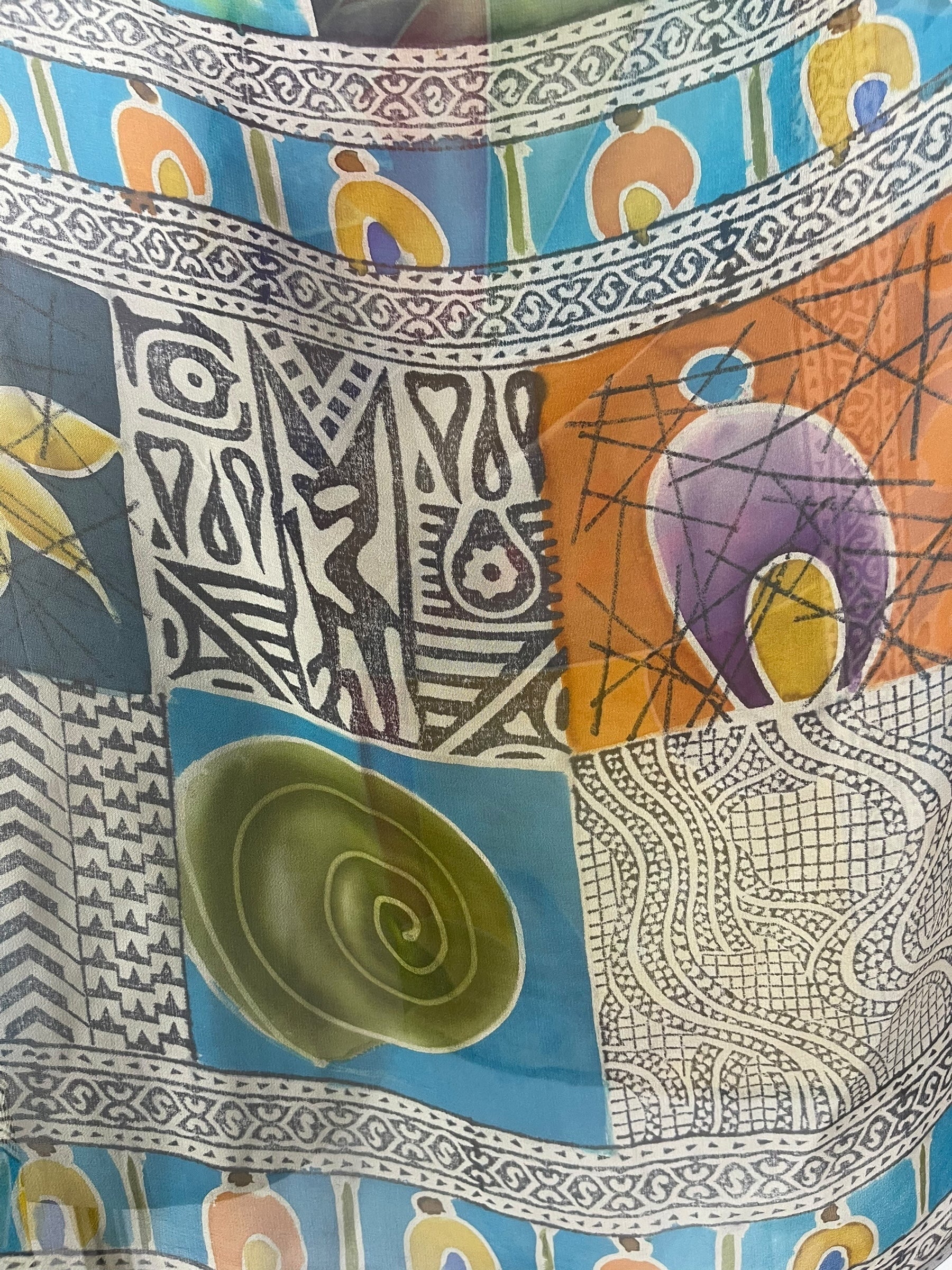 PRG8141 Sheer Wabi Sabi Pure Silk Cardigan