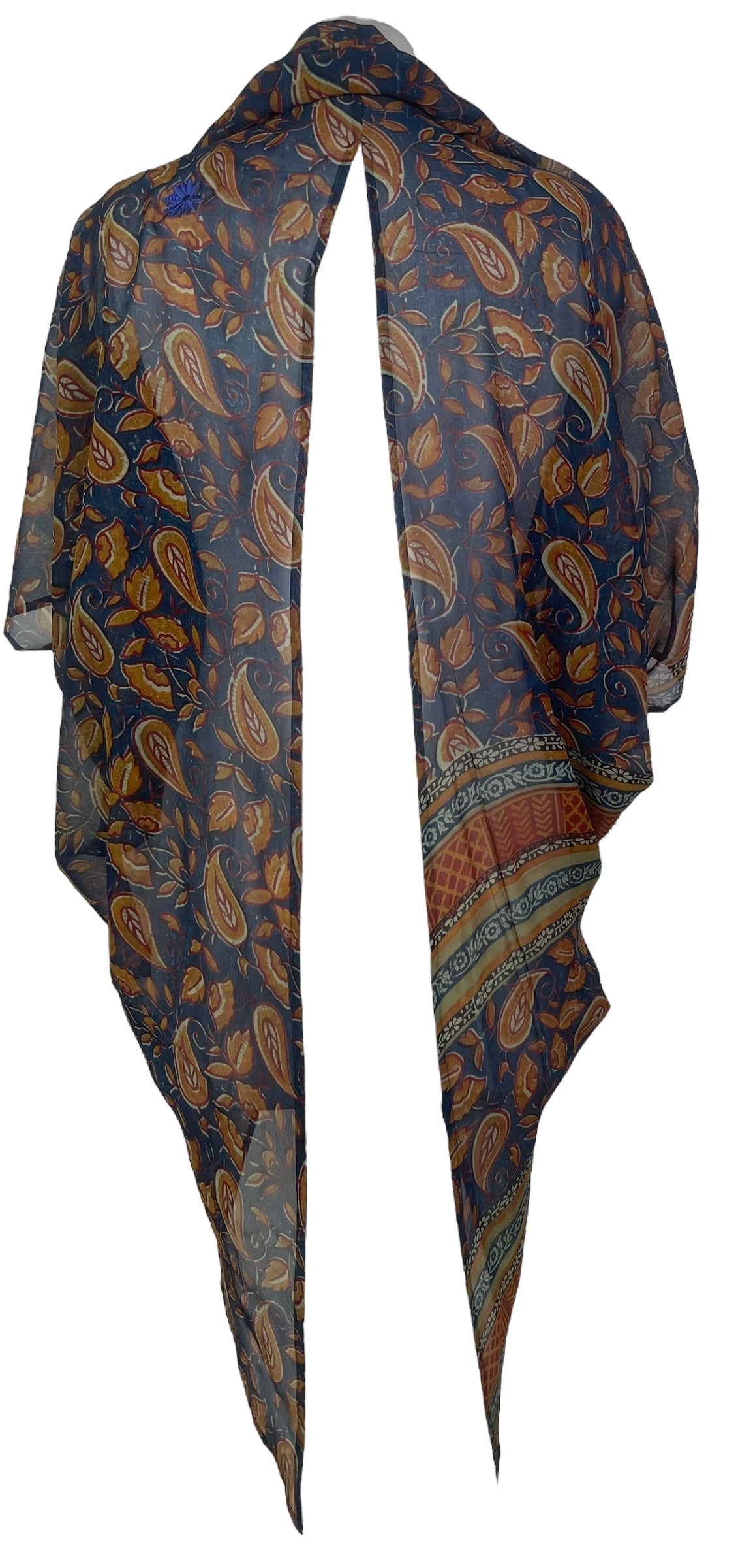 PRG8107 Sheer Wabi Sabi Pure Silk Cardigan