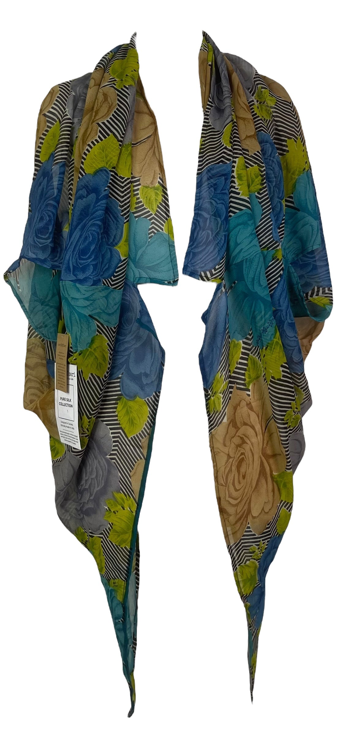 PRG8154 Sheer Wabi Sabi Pure Silk Cardigan