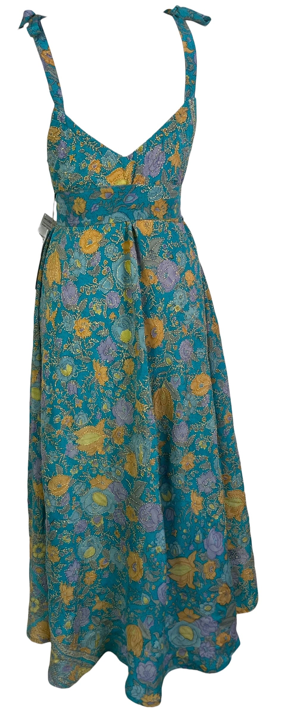 PRC9001 Avatar Pure Silk Maxi Dress with Belt