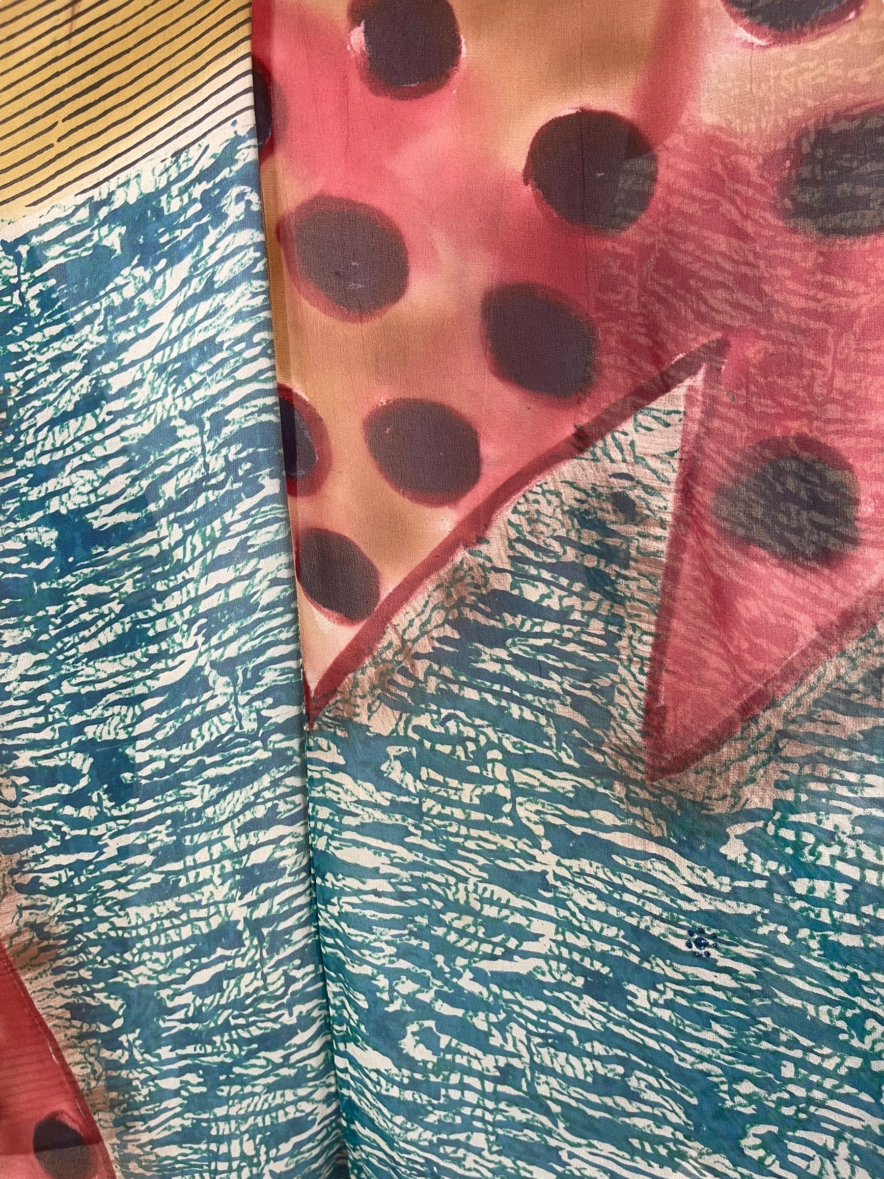 PRG8134 Sheer Wabi Sabi Pure Silk Cardigan