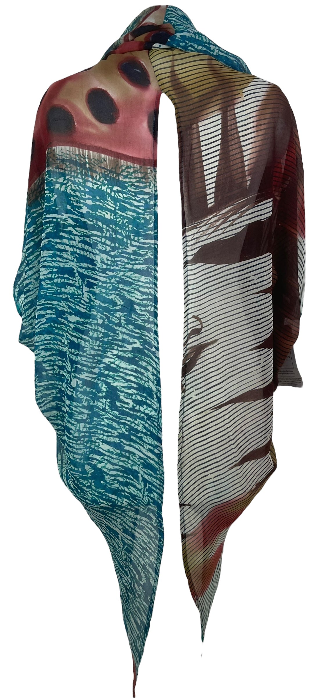 PRG8134 Sheer Wabi Sabi Pure Silk Cardigan