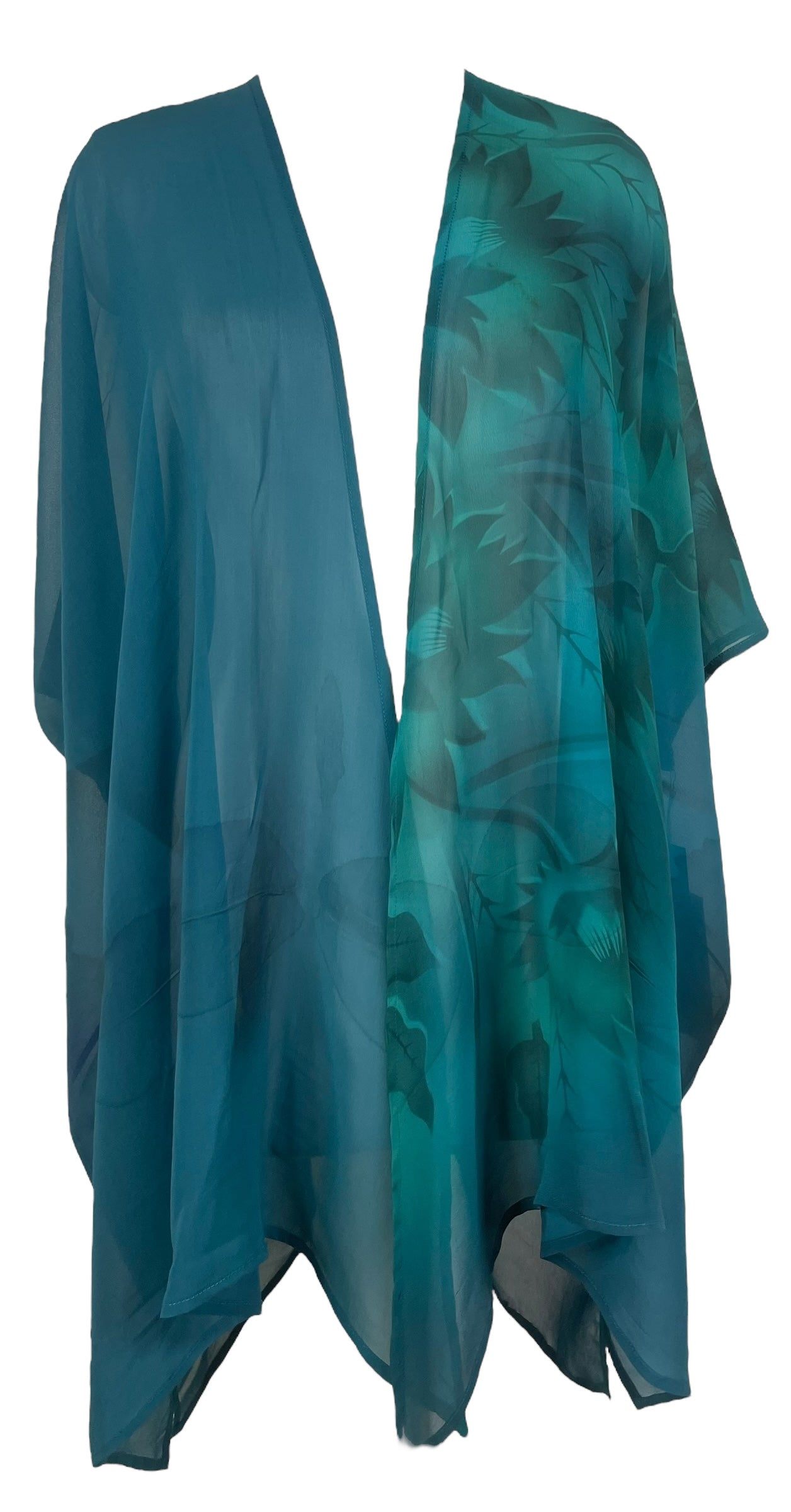 PRG8136 Sheer Wabi Sabi Pure Silk Cardigan