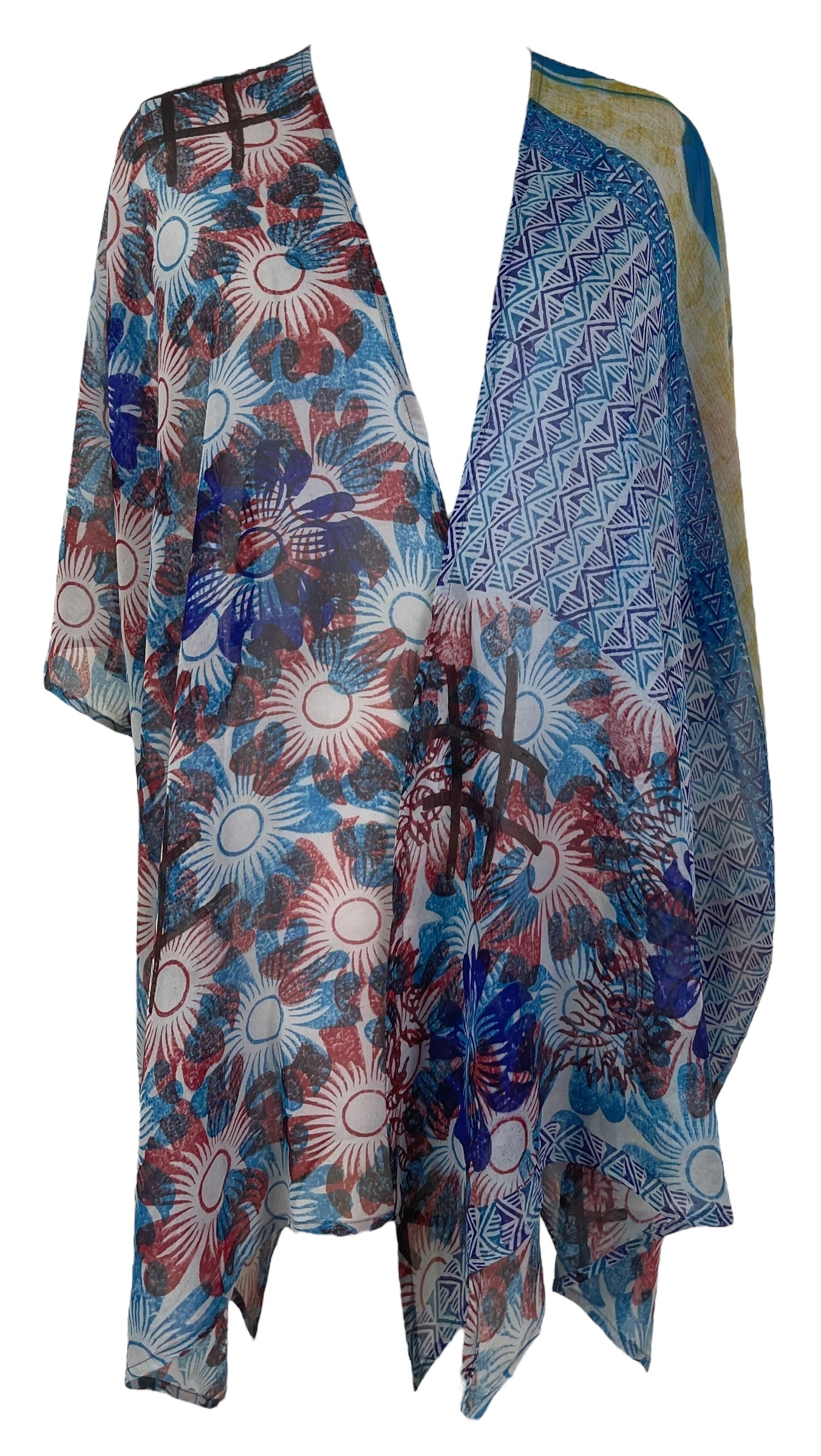 PRG8125 Sheer Wabi Sabi Pure Silk Cardigan