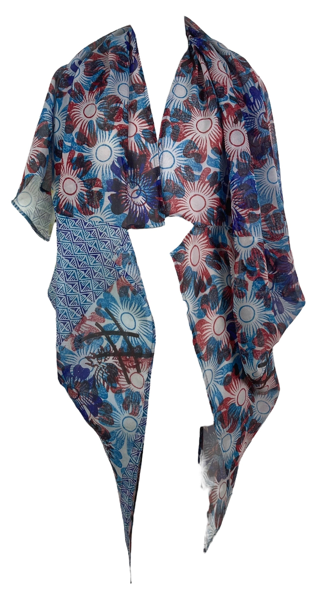 PRG8125 Sheer Wabi Sabi Pure Silk Cardigan